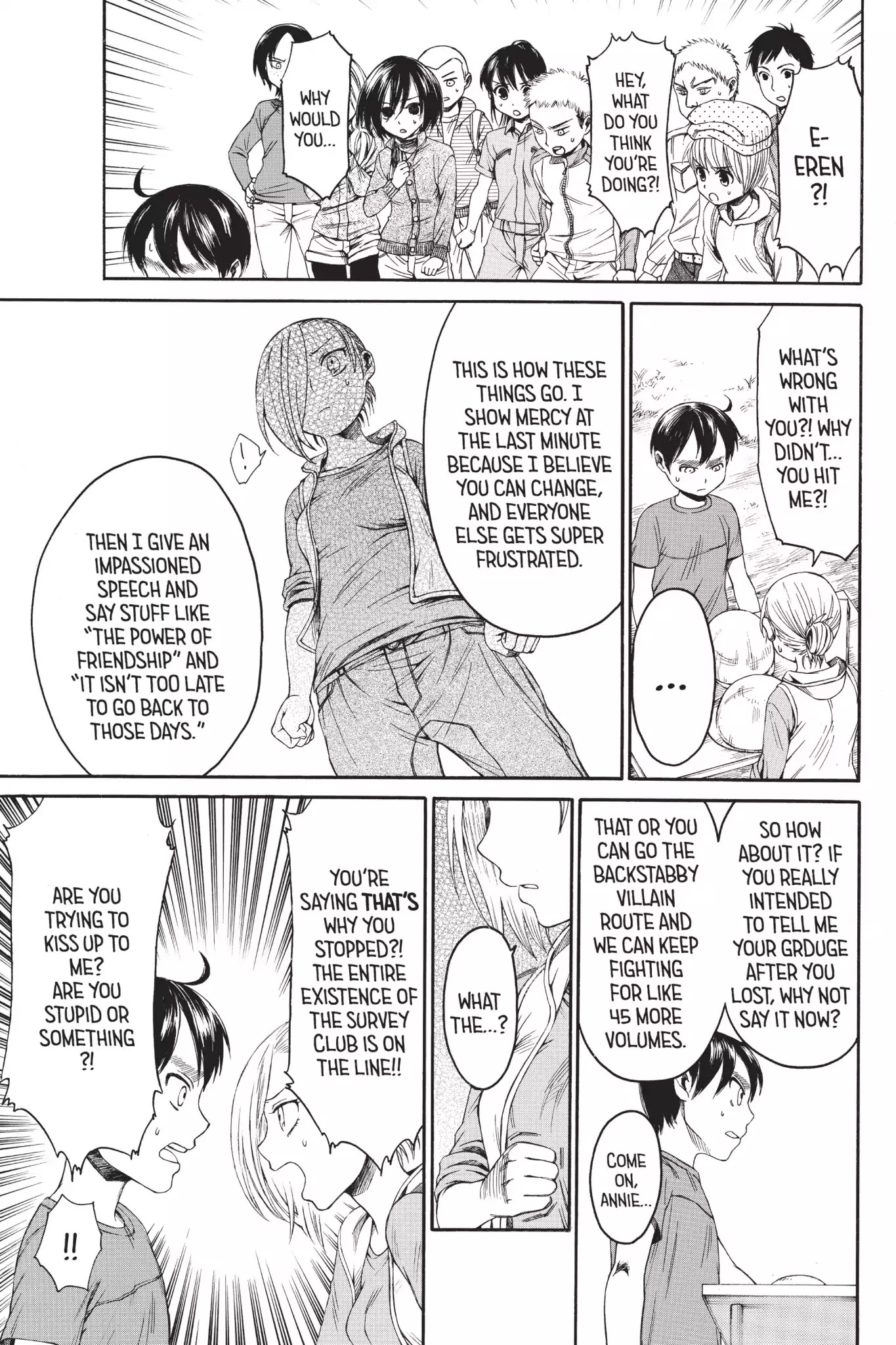 Attack on Titan: Junior High Chapter 10 page 13 - Chapter 10: Vol.1 10th Period: Victory Means Validation