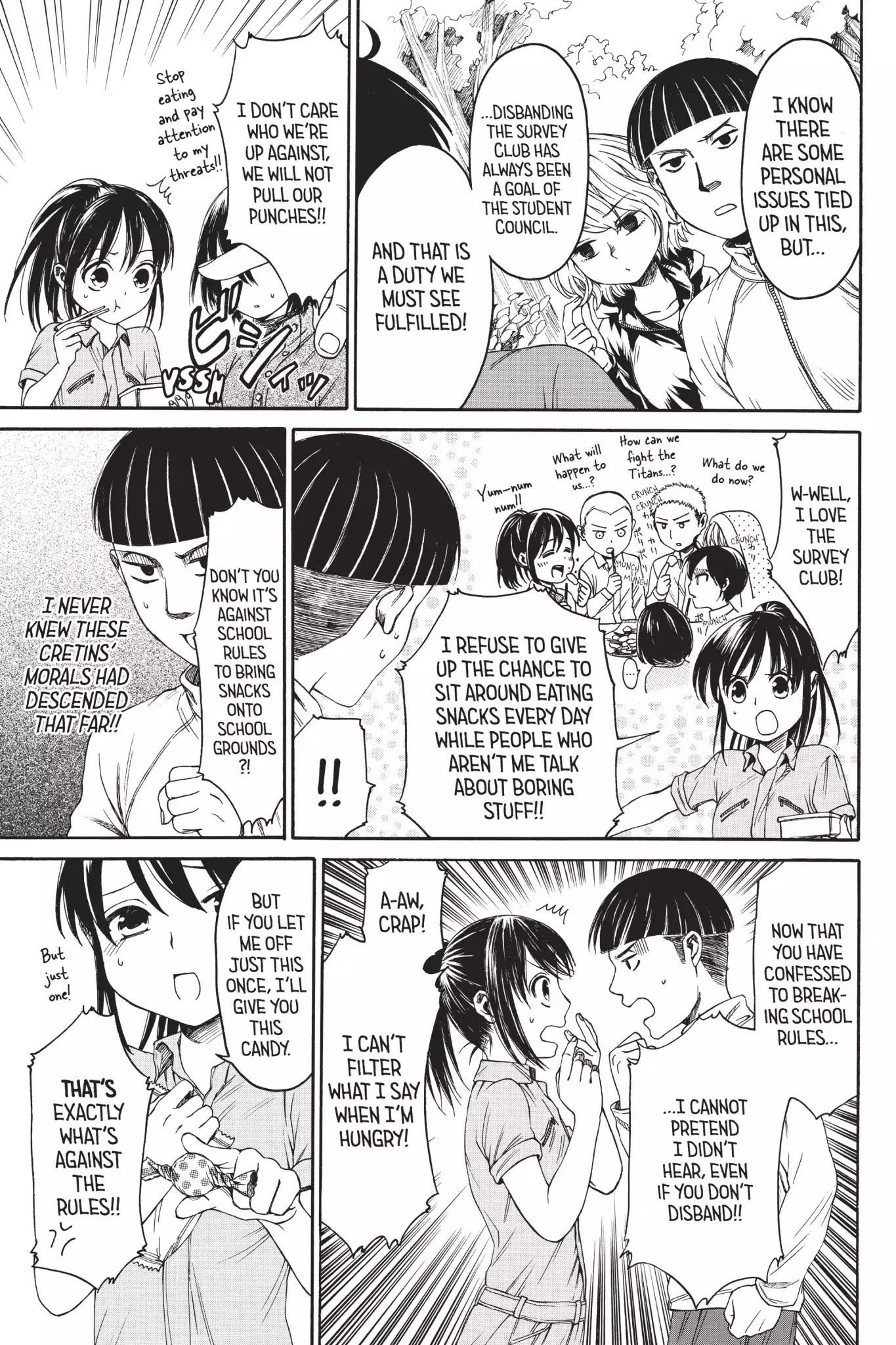Attack on Titan: Junior High Chapter 10 page 3 - Chapter 10: Vol.1 10th Period: Victory Means Validation