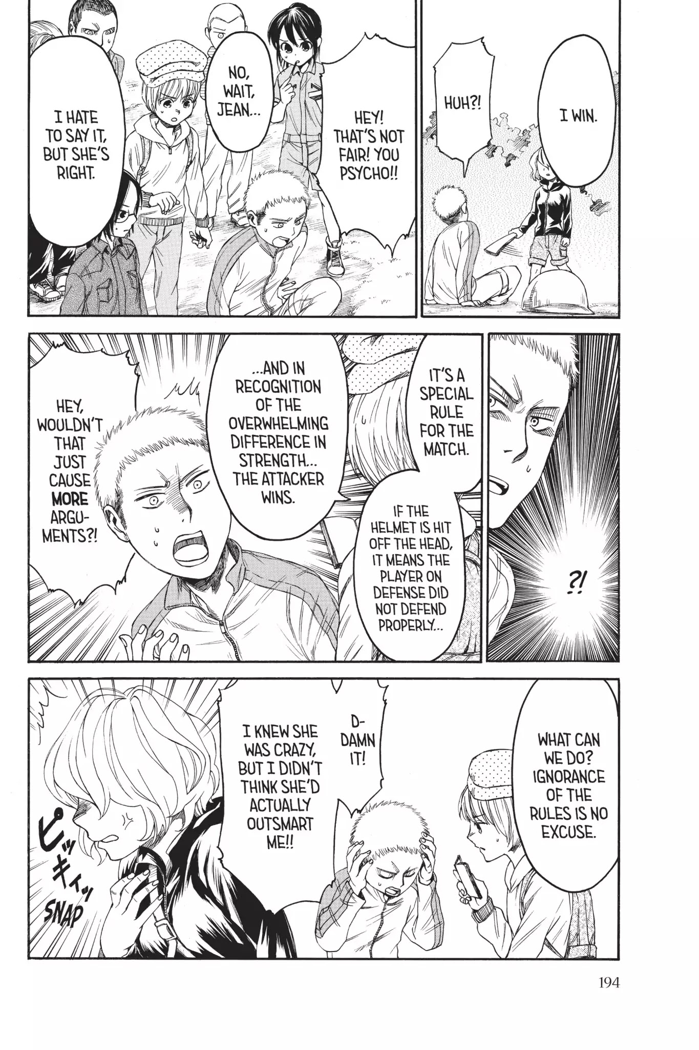 Attack on Titan: Junior High Chapter 10 page 8 - Chapter 10: Vol.1 10th Period: Victory Means Validation