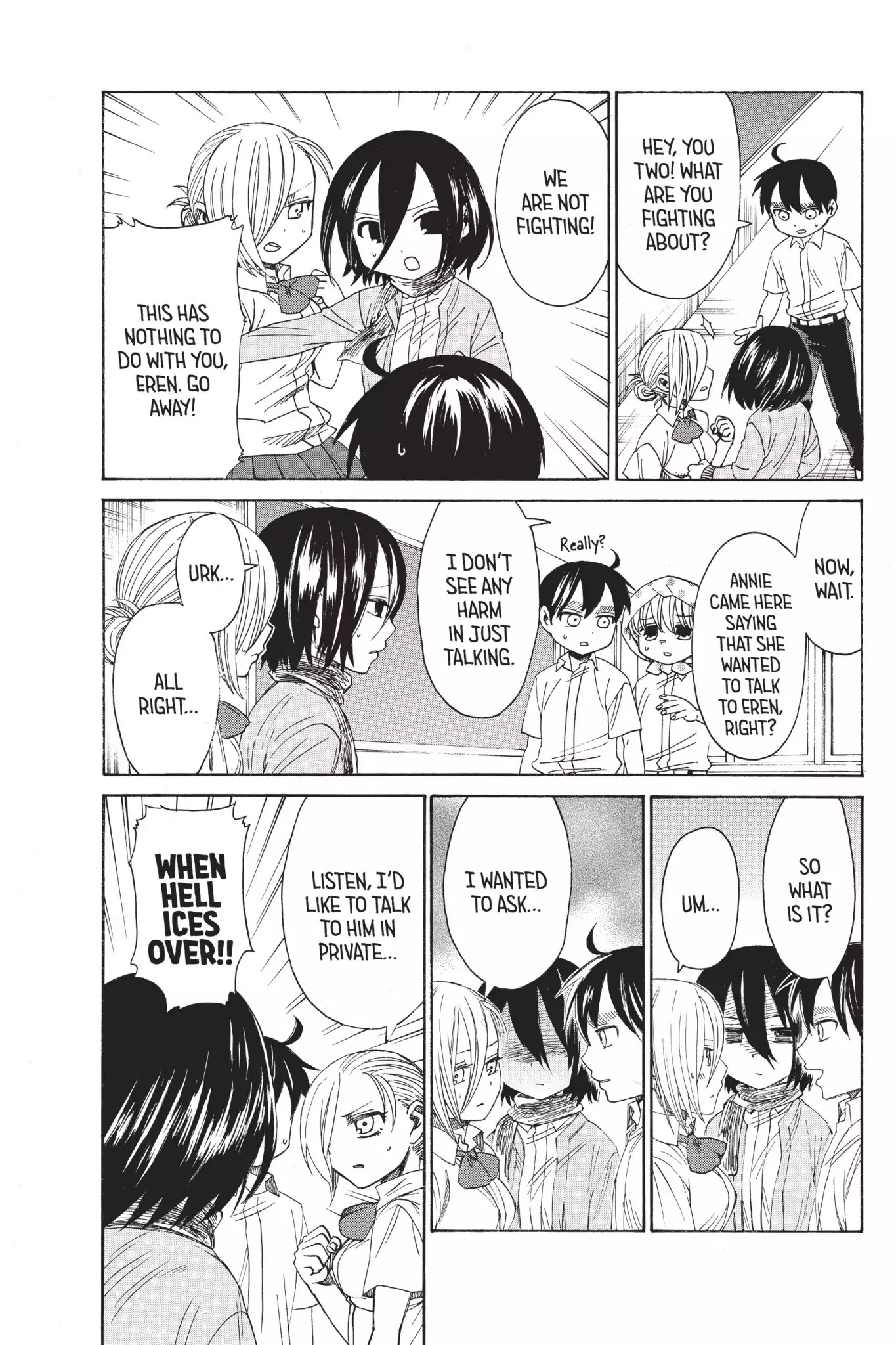 Attack on Titan: Junior High Chapter 13 page 5 - Chapter 13: Vol.1 13th Period: Coupling