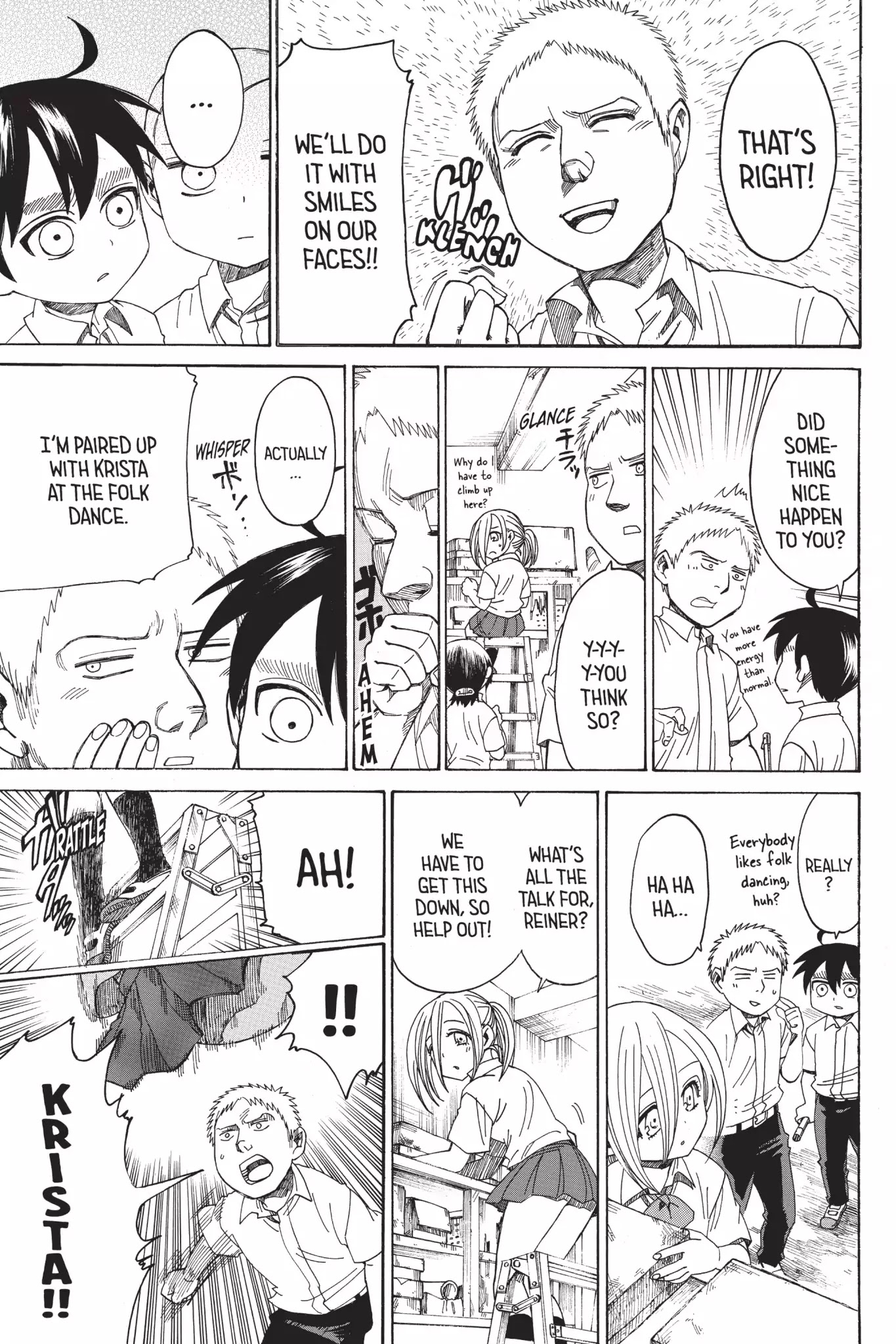 Attack on Titan: Junior High Chapter 14 page 11 - Chapter 14: Vol.1 14th Period: No, I Am Not Beneath You