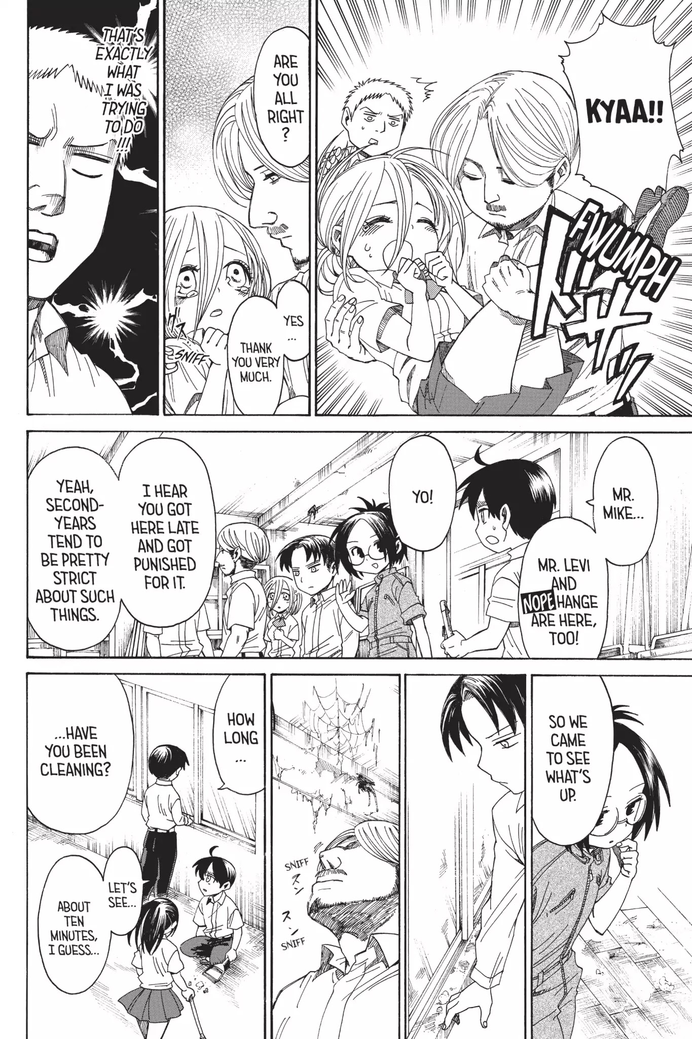Attack on Titan: Junior High Chapter 14 page 12 - Chapter 14: Vol.1 14th Period: No, I Am Not Beneath You