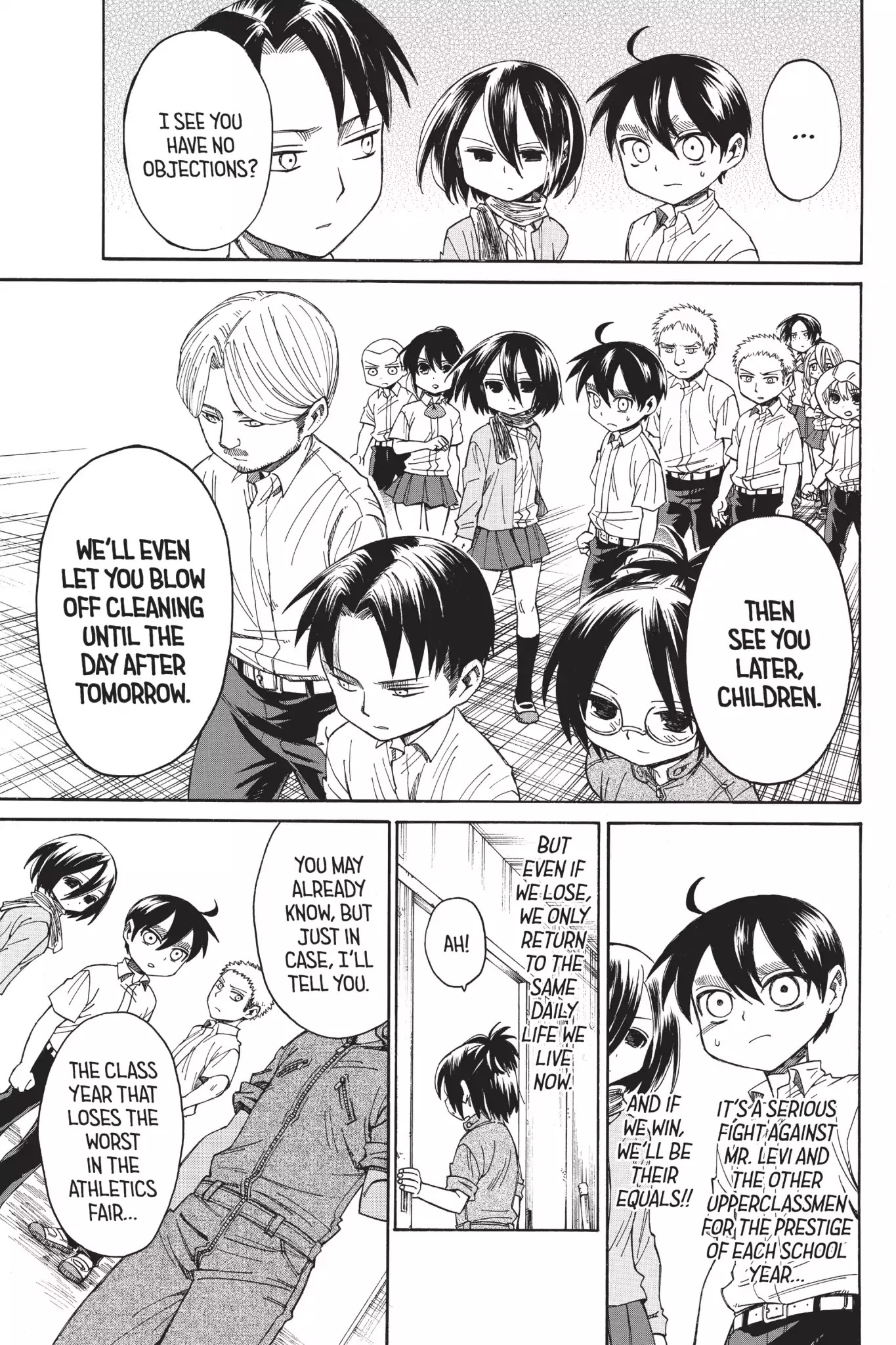 Attack on Titan: Junior High Chapter 14 page 17 - Chapter 14: Vol.1 14th Period: No, I Am Not Beneath You