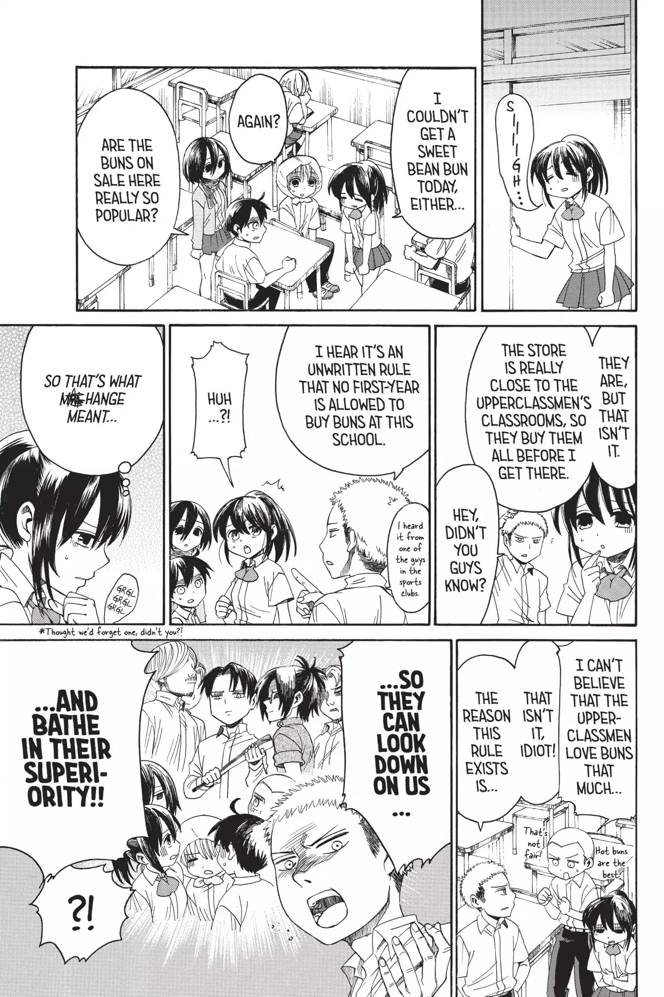 Attack on Titan: Junior High Chapter 14 page 3 - Chapter 14: Vol.1 14th Period: No, I Am Not Beneath You