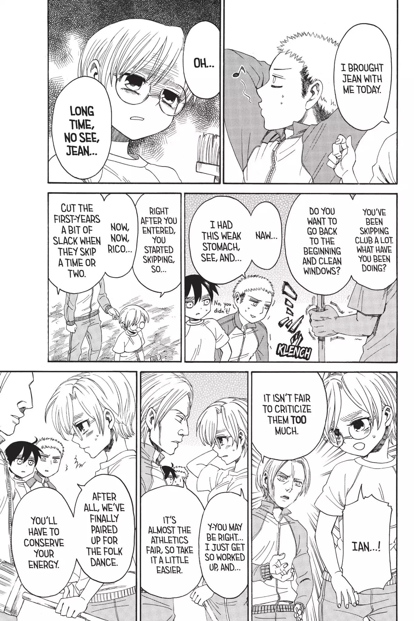 Attack on Titan: Junior High Chapter 14 page 5 - Chapter 14: Vol.1 14th Period: No, I Am Not Beneath You