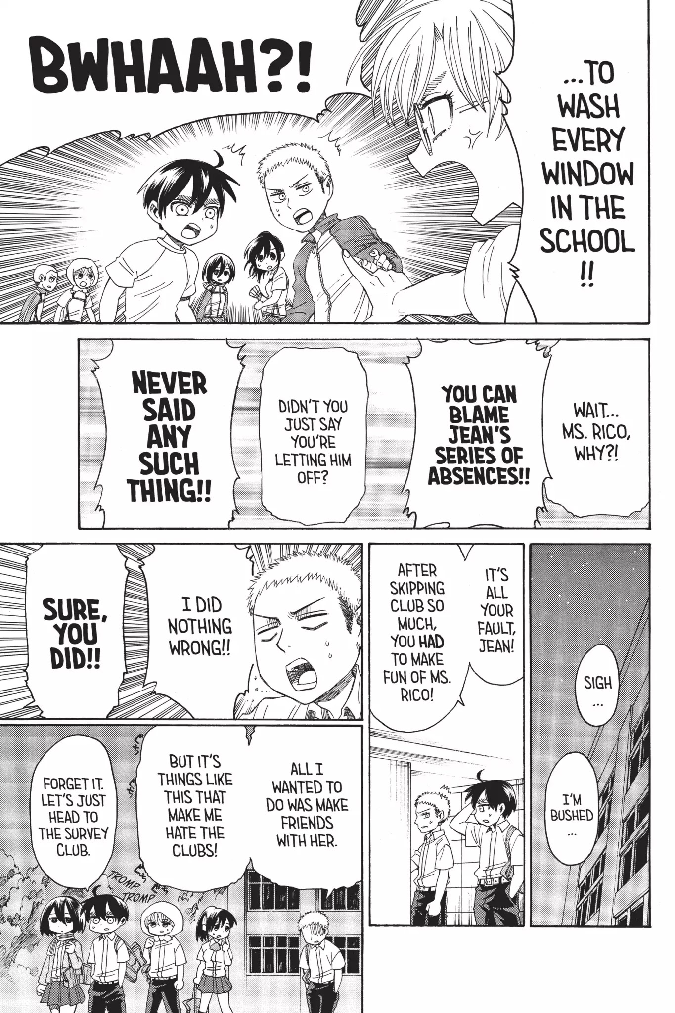 Attack on Titan: Junior High Chapter 14 page 7 - Chapter 14: Vol.1 14th Period: No, I Am Not Beneath You