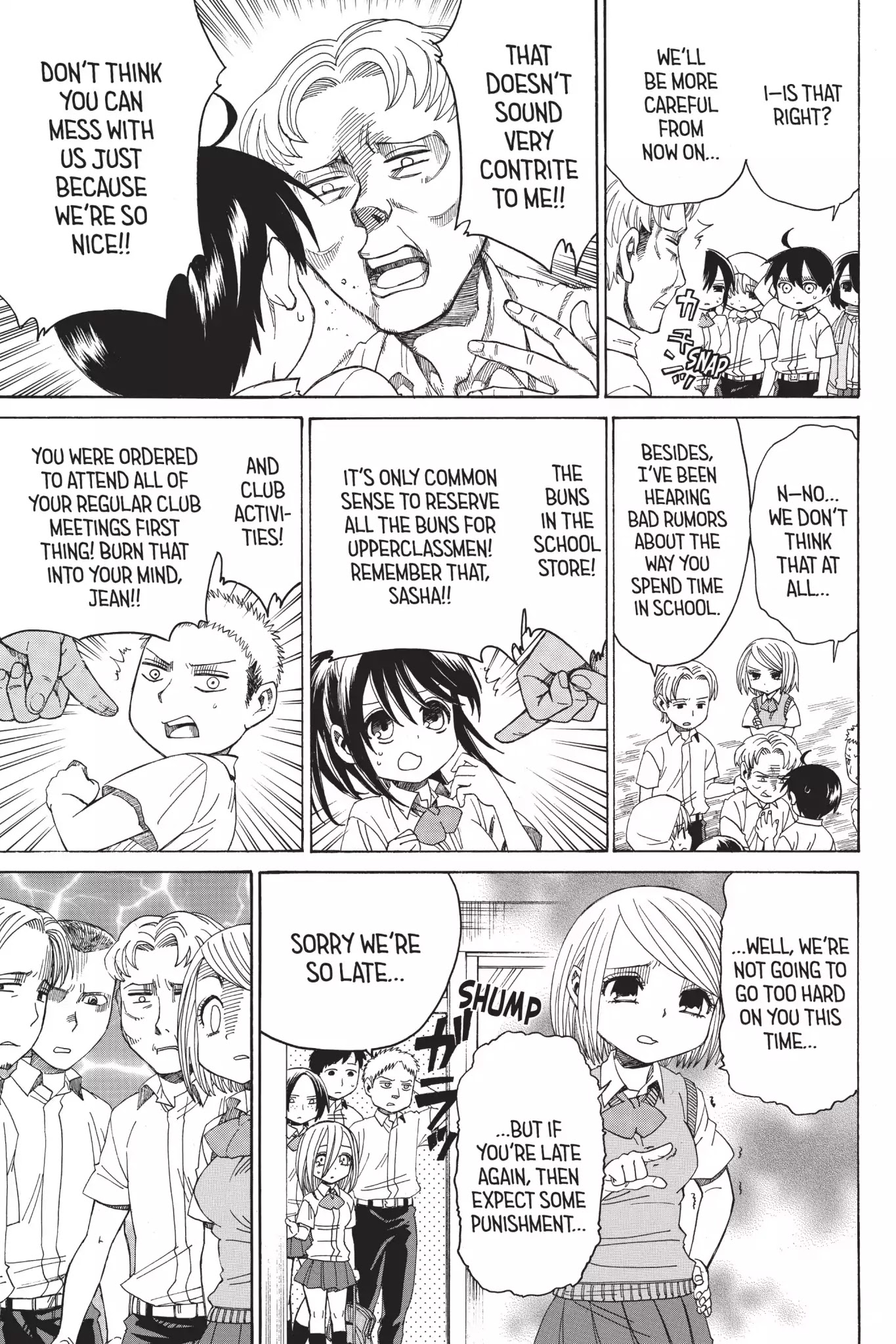 Attack on Titan: Junior High Chapter 14 page 9 - Chapter 14: Vol.1 14th Period: No, I Am Not Beneath You
