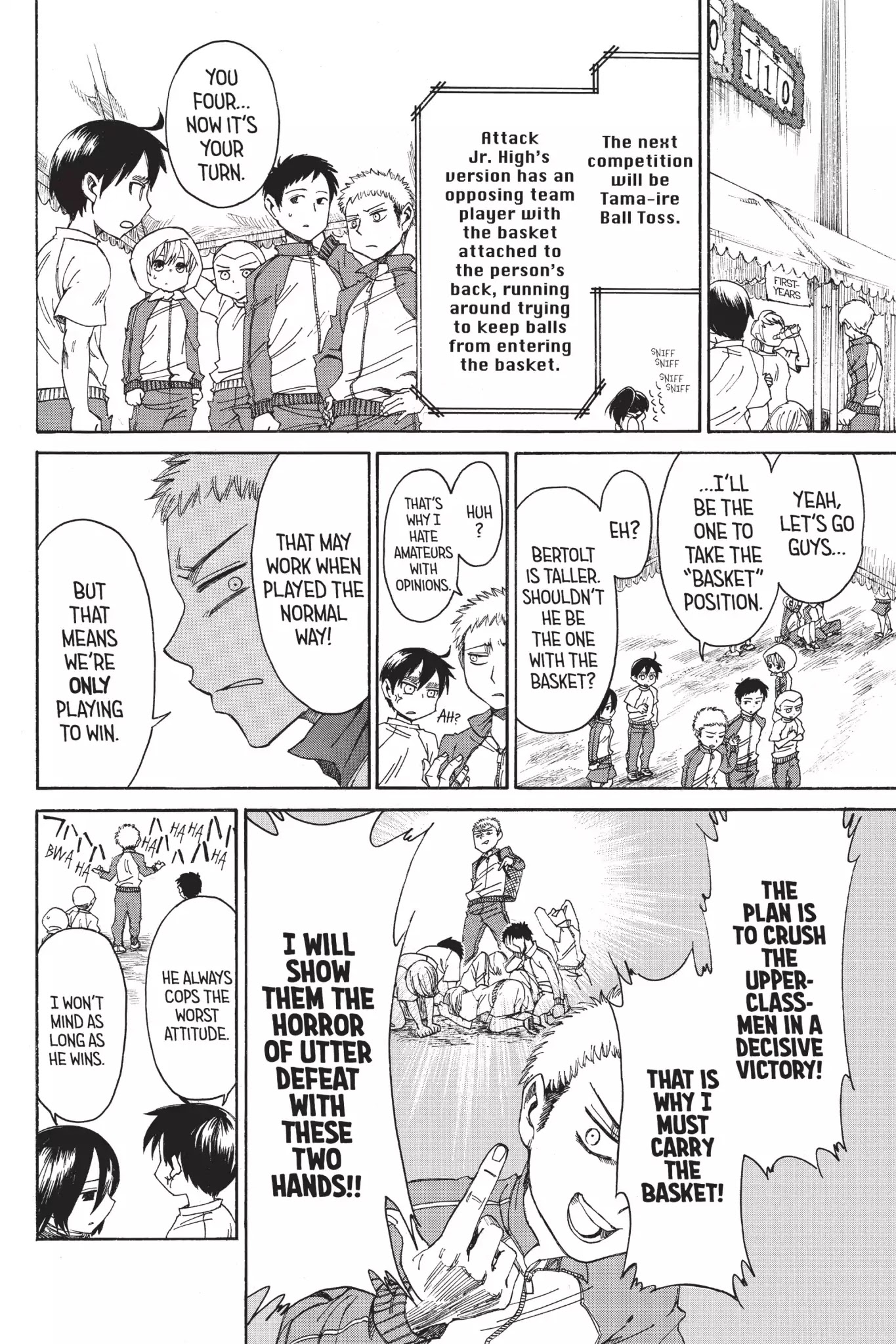 Attack on Titan: Junior High Chapter 15 page 13 - Chapter 15: Vol.1 15th Period: Upperclassmen Are Seriously Scary