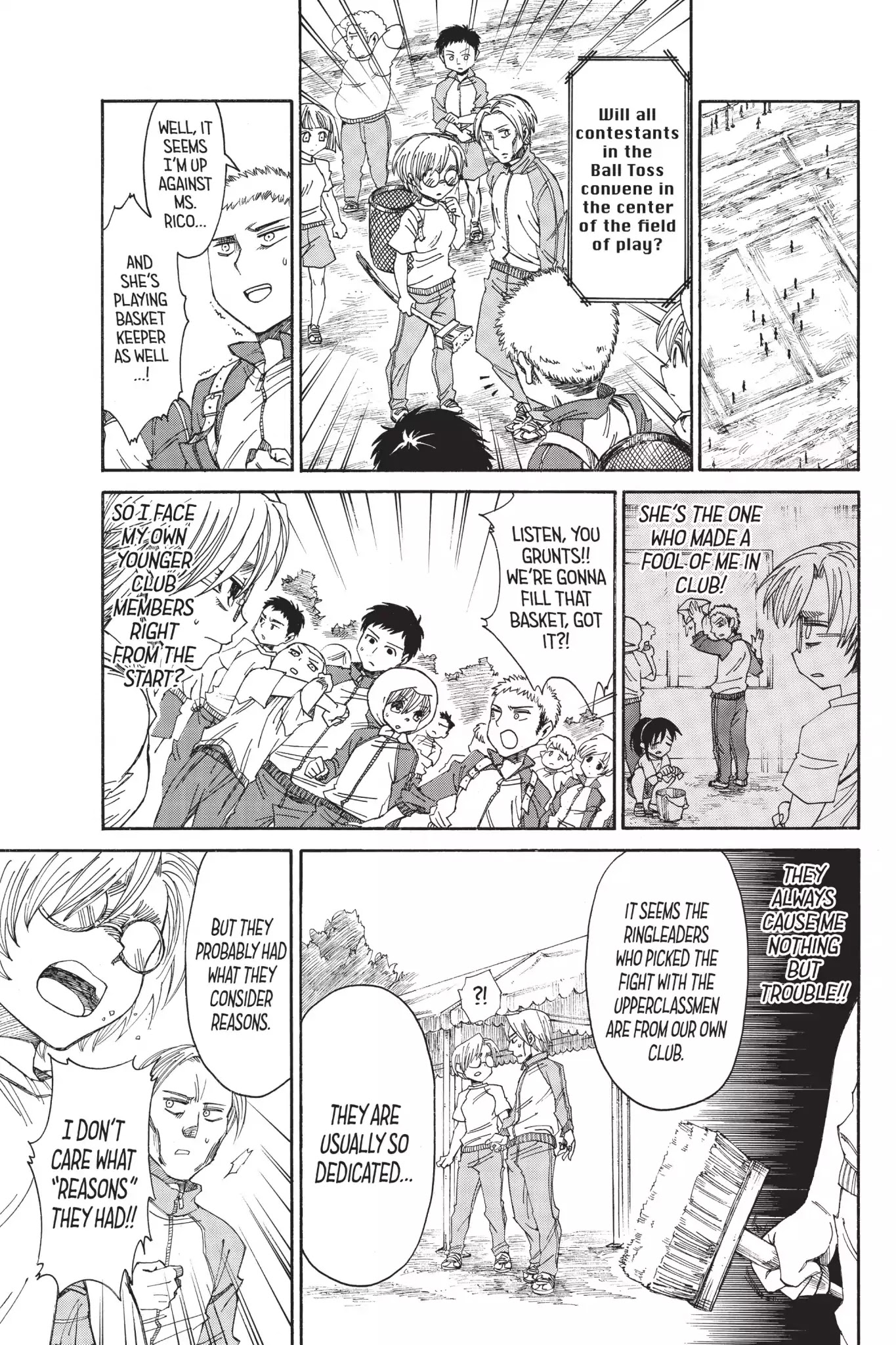 Attack on Titan: Junior High Chapter 15 page 14 - Chapter 15: Vol.1 15th Period: Upperclassmen Are Seriously Scary