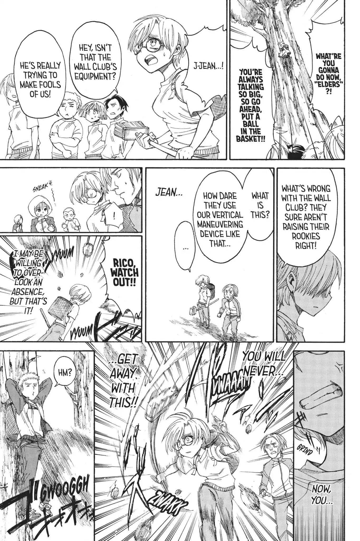 Attack on Titan: Junior High Chapter 15 page 16 - Chapter 15: Vol.1 15th Period: Upperclassmen Are Seriously Scary