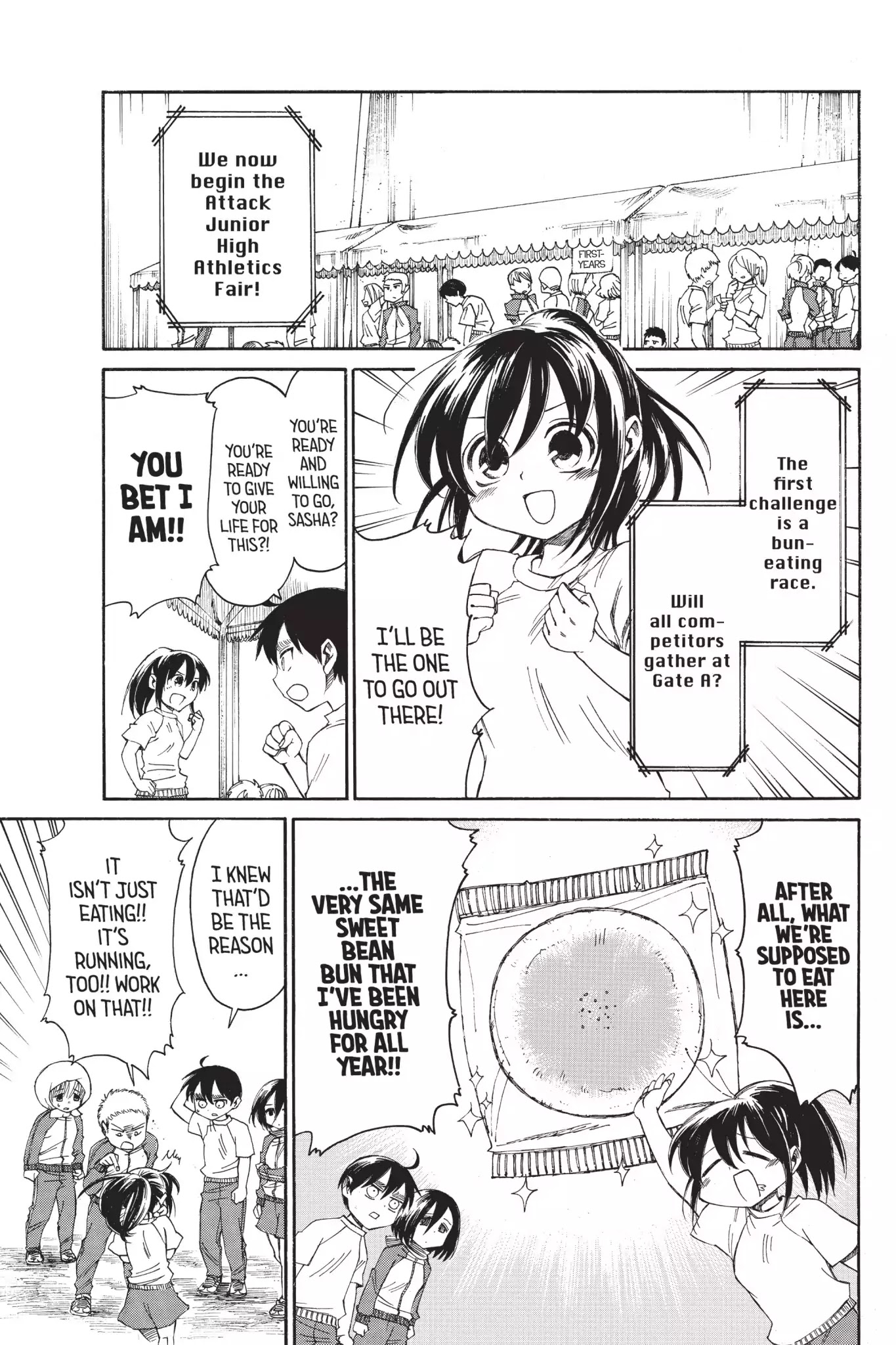 Attack on Titan: Junior High Chapter 15 page 6 - Chapter 15: Vol.1 15th Period: Upperclassmen Are Seriously Scary