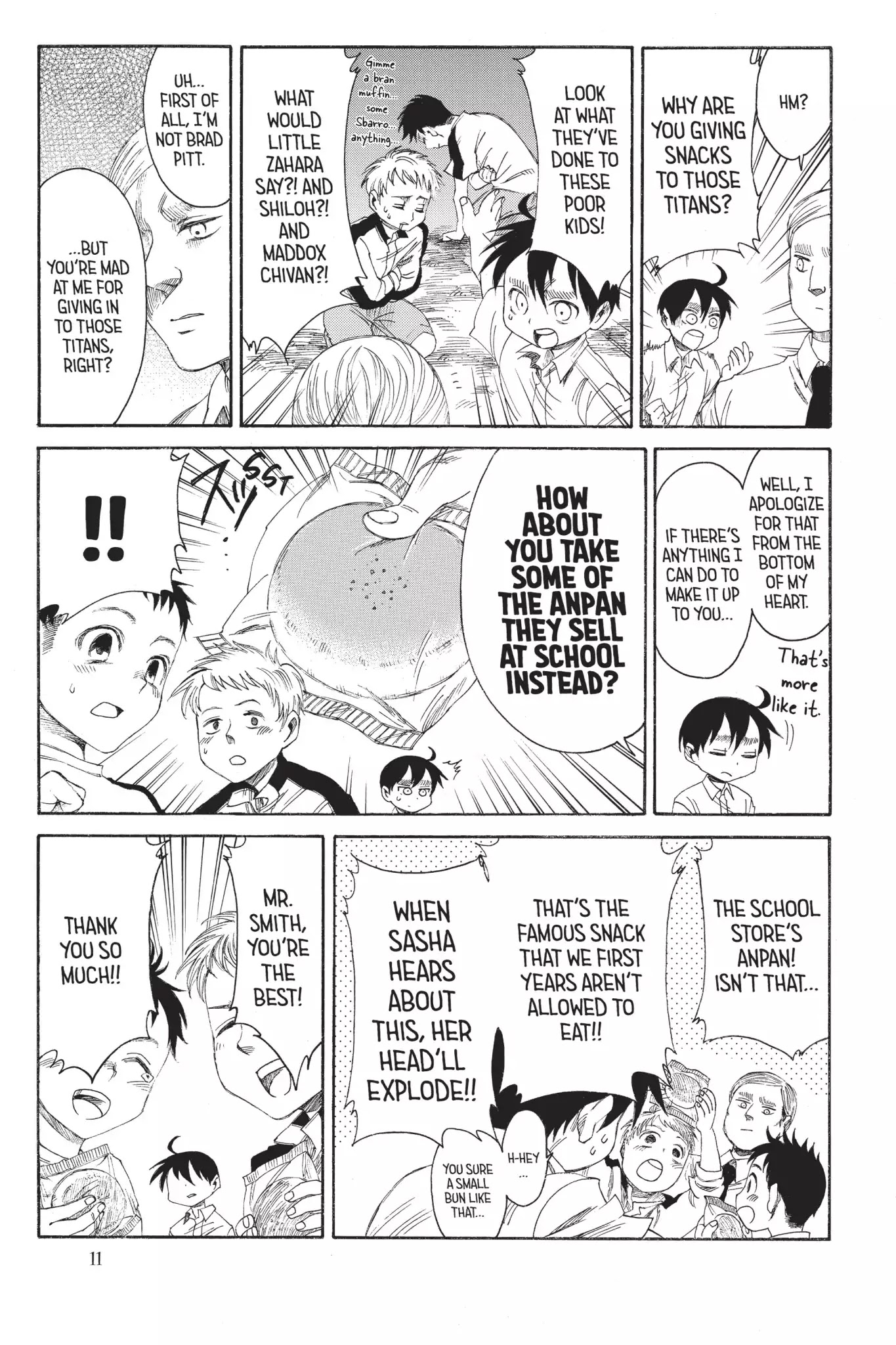 Attack on Titan: Junior High Chapter 17 page 12 - Chapter 17: Vol.2 17th Period: Trash Teacher