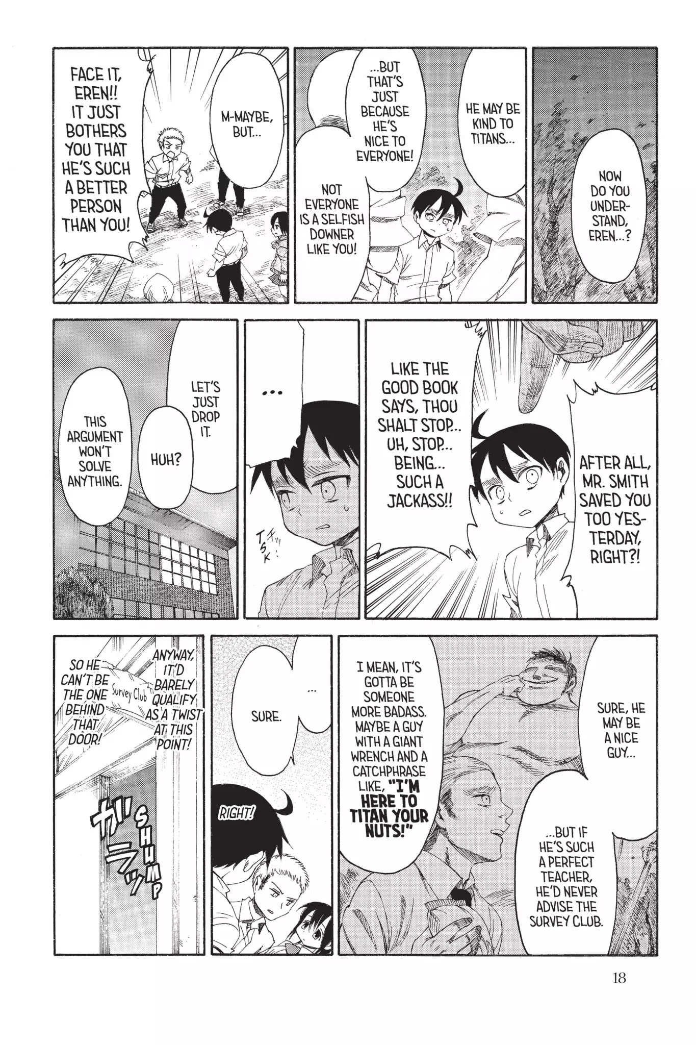 Attack on Titan: Junior High Chapter 17 page 19 - Chapter 17: Vol.2 17th Period: Trash Teacher