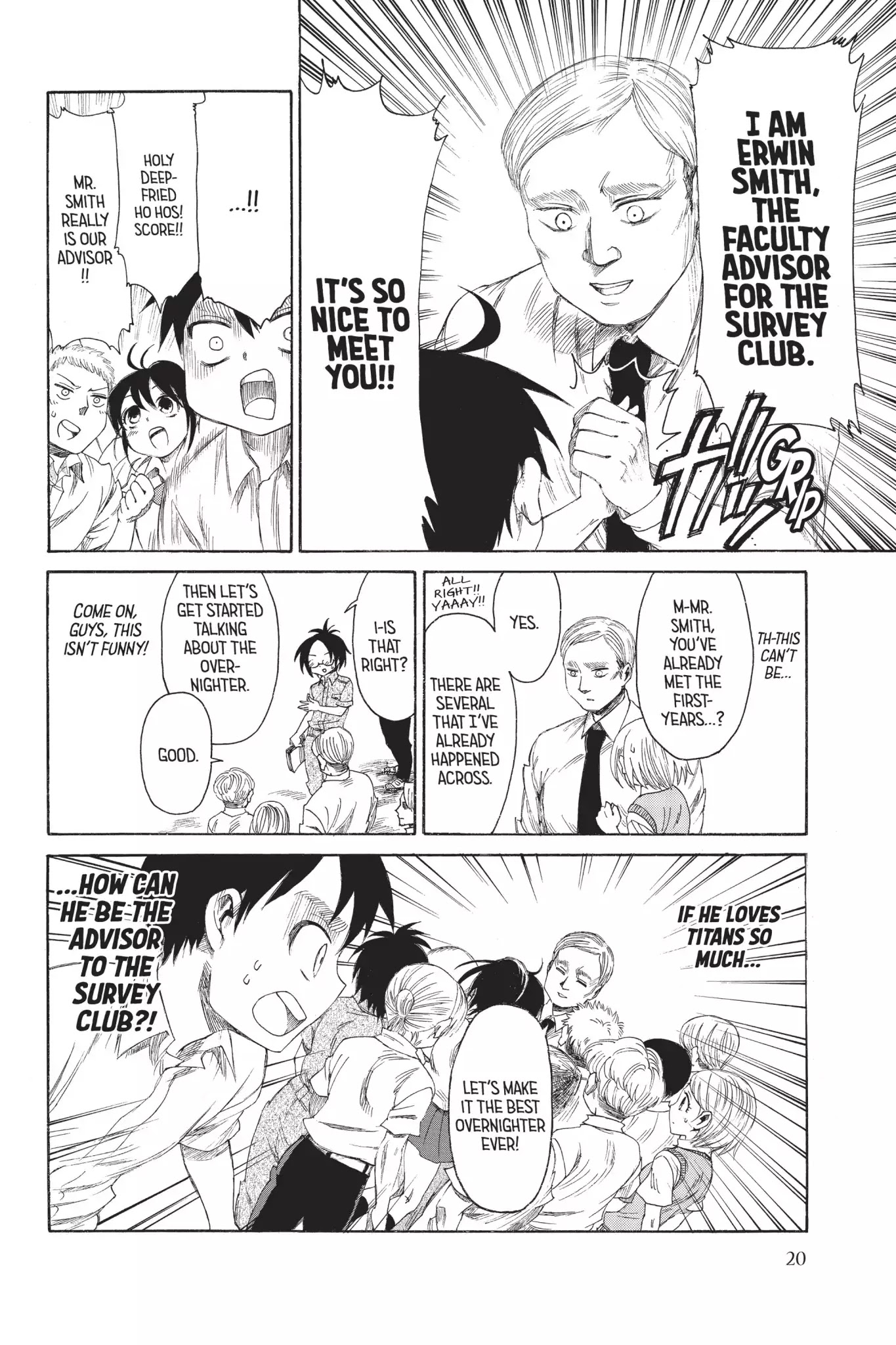 Attack on Titan: Junior High Chapter 17 page 21 - Chapter 17: Vol.2 17th Period: Trash Teacher