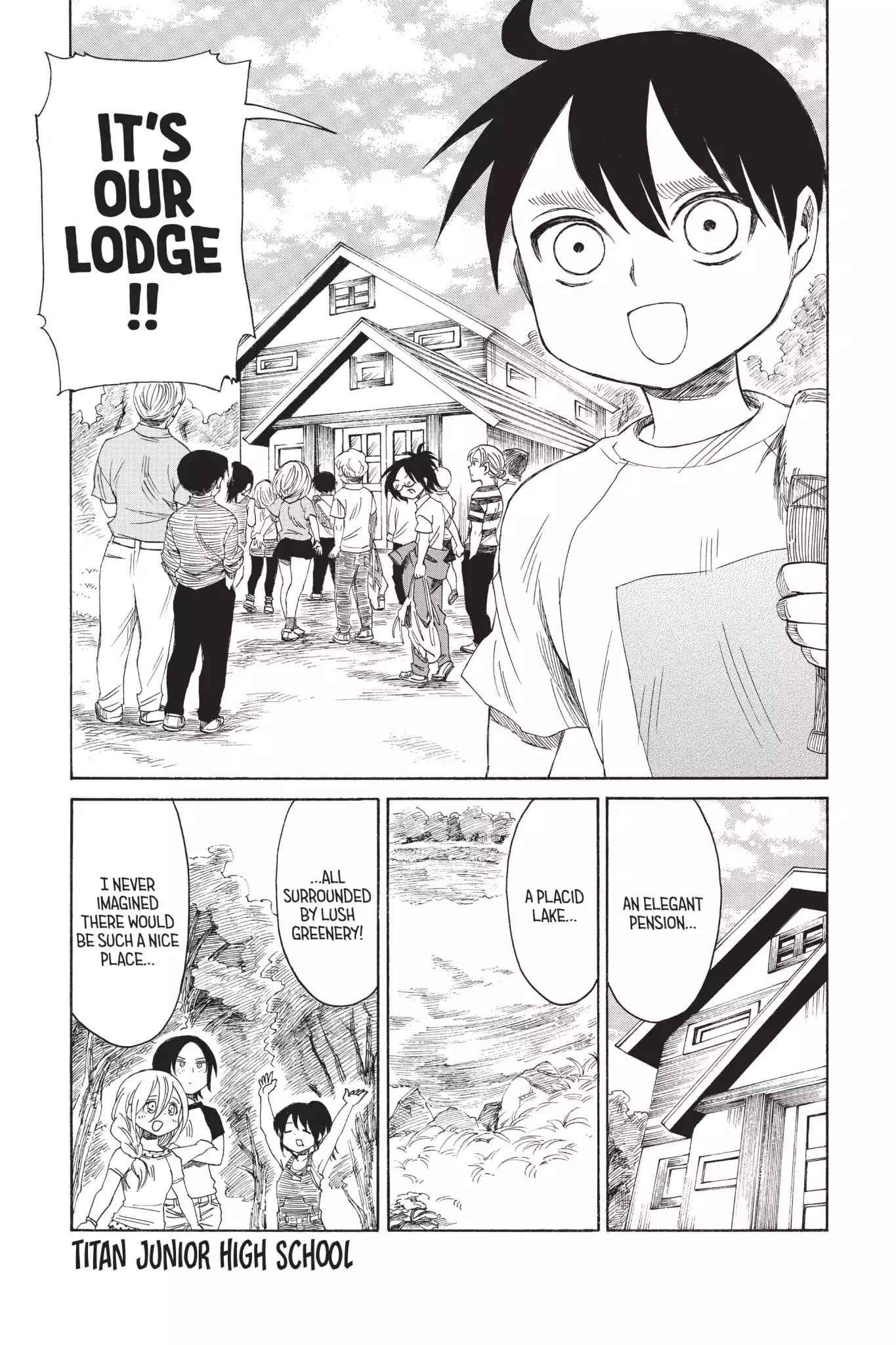 Attack on Titan: Junior High Chapter 18 page 1 - Chapter 18: Vol.2 18th Period: True Colors