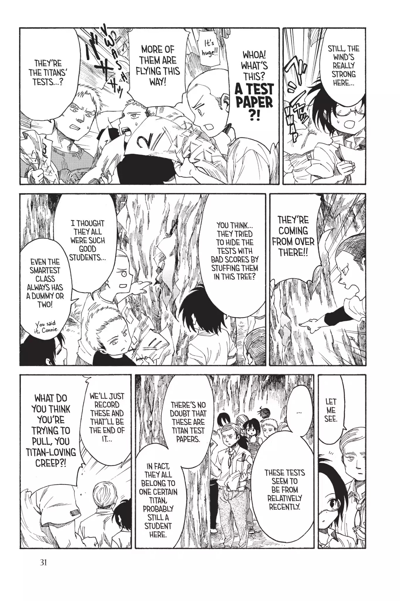 Attack on Titan: Junior High Chapter 18 page 11 - Chapter 18: Vol.2 18th Period: True Colors