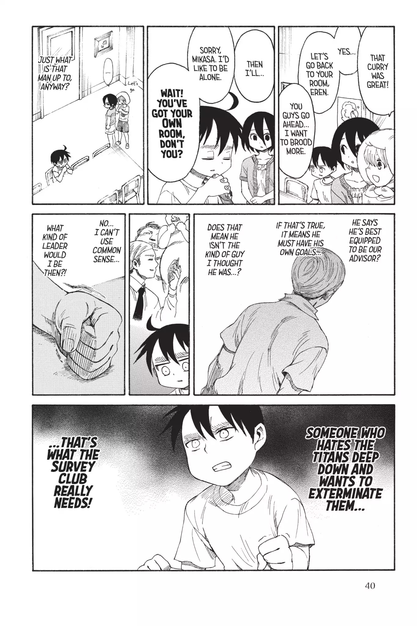 Attack on Titan: Junior High Chapter 18 page 20 - Chapter 18: Vol.2 18th Period: True Colors