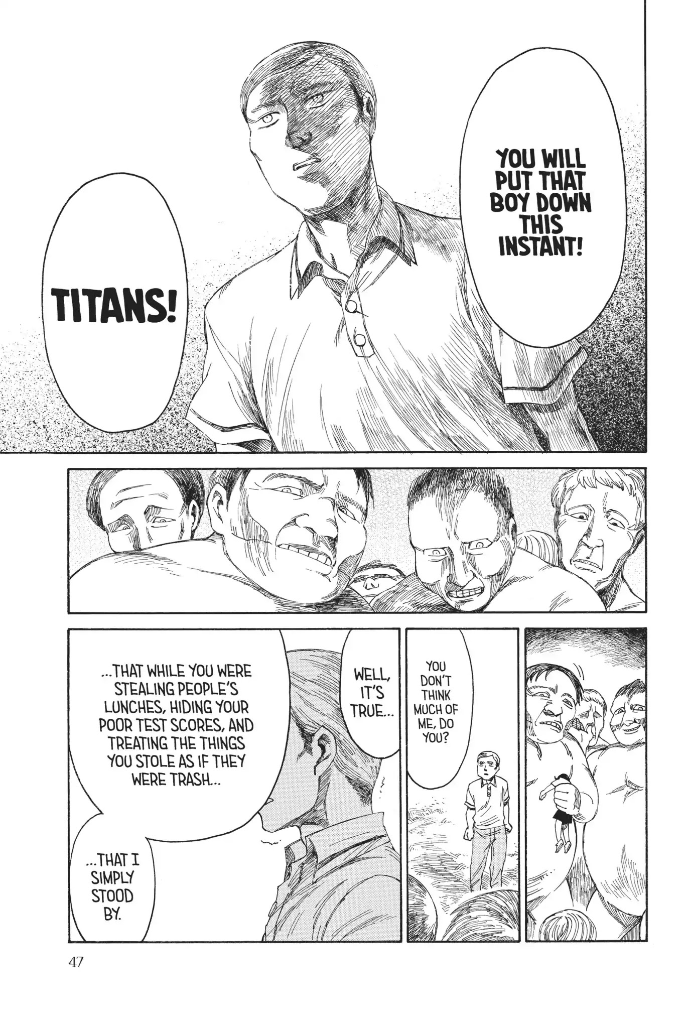 Attack on Titan: Junior High Chapter 18 page 27 - Chapter 18: Vol.2 18th Period: True Colors