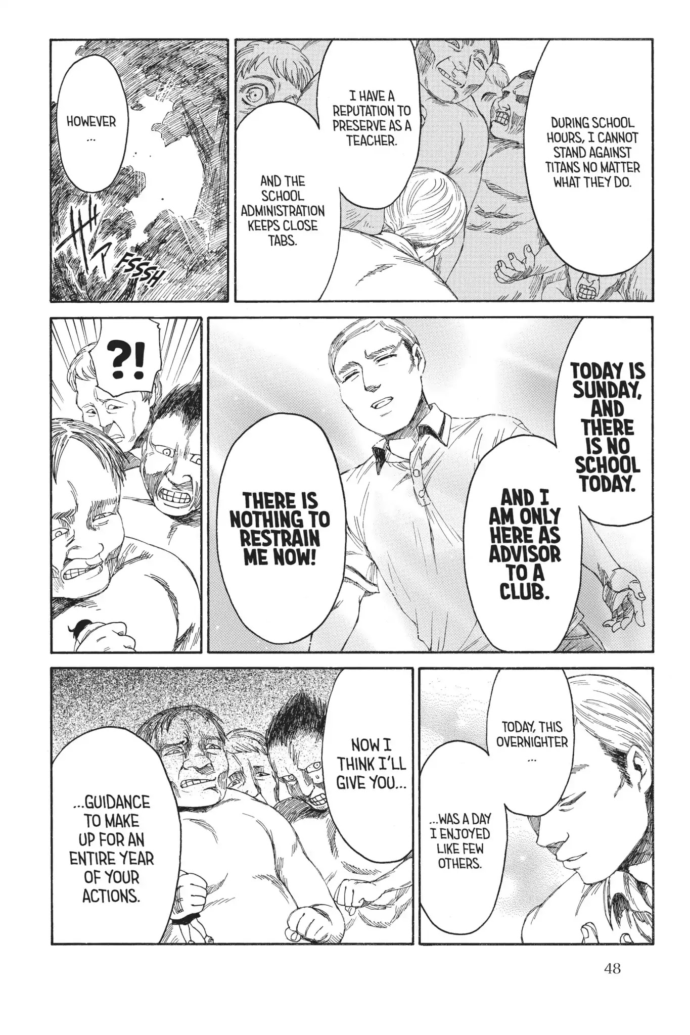 Attack on Titan: Junior High Chapter 18 page 28 - Chapter 18: Vol.2 18th Period: True Colors