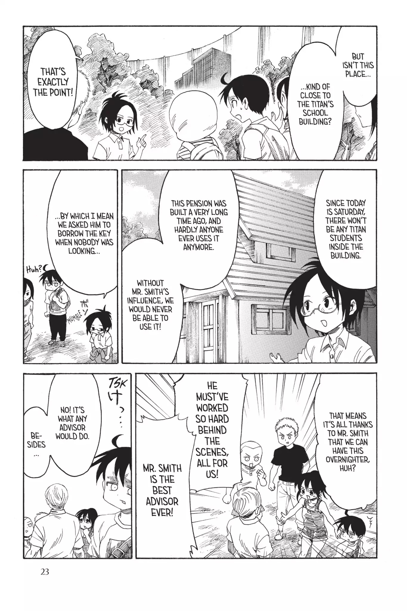 Attack on Titan: Junior High Chapter 18 page 3 - Chapter 18: Vol.2 18th Period: True Colors