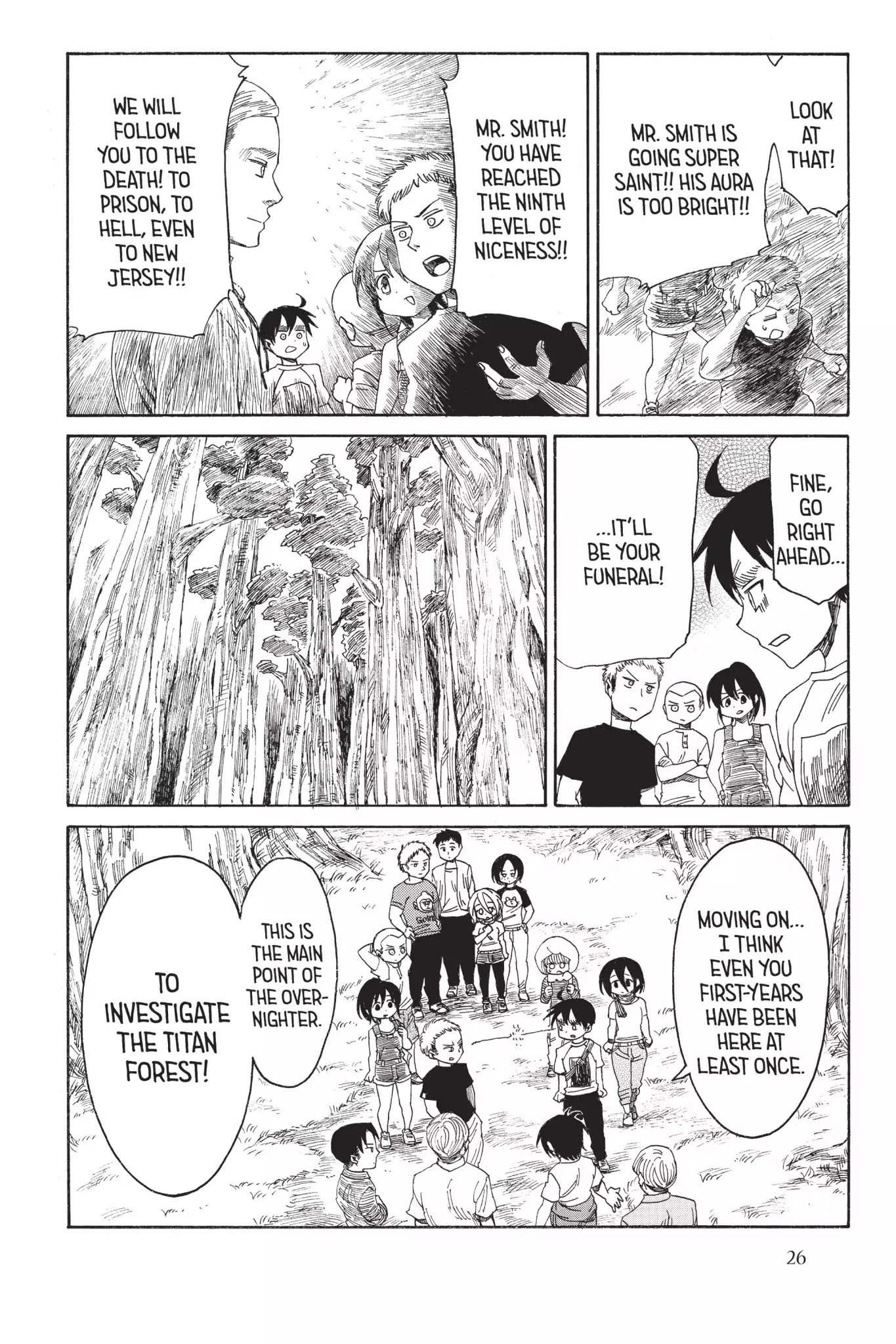 Attack on Titan: Junior High Chapter 18 page 6 - Chapter 18: Vol.2 18th Period: True Colors