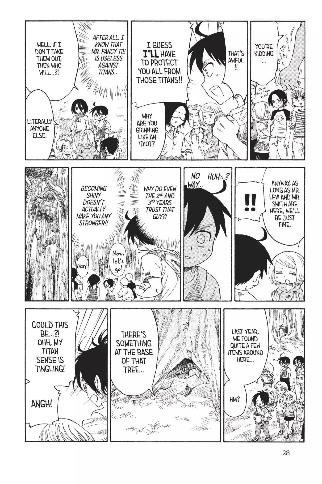 Attack on Titan: Junior High Chapter 18 page 8 - Chapter 18: Vol.2 18th Period: True Colors