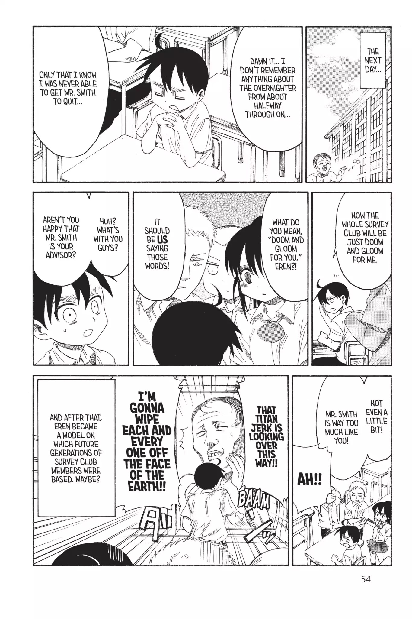 Attack on Titan: Junior High Chapter 19 page 1 - Chapter 19: Vol.2 19th Period: Love Is Fireworks In The Distant Past Or Something Like That