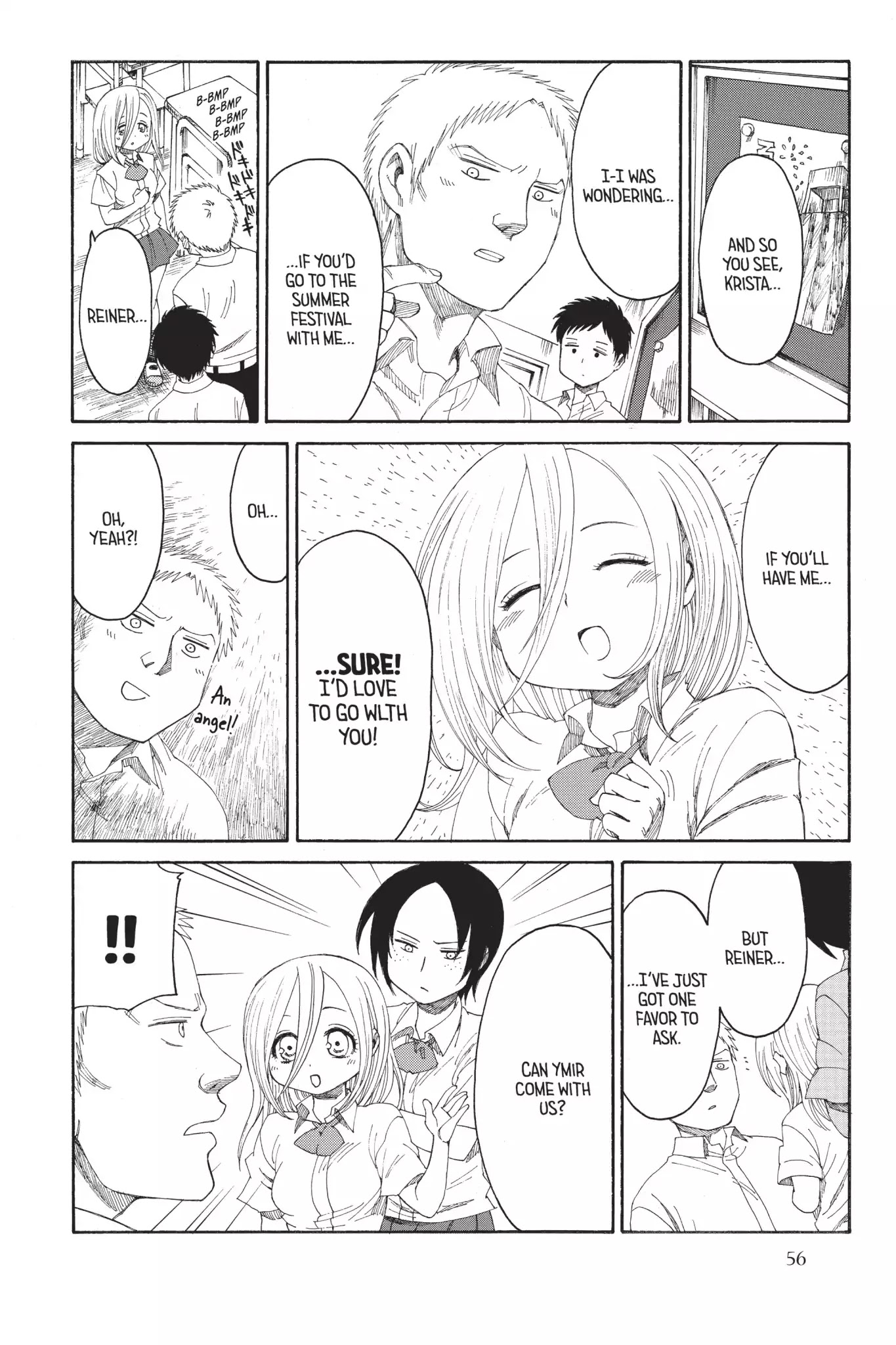 Attack on Titan: Junior High Chapter 19 page 3 - Chapter 19: Vol.2 19th Period: Love Is Fireworks In The Distant Past Or Something Like That
