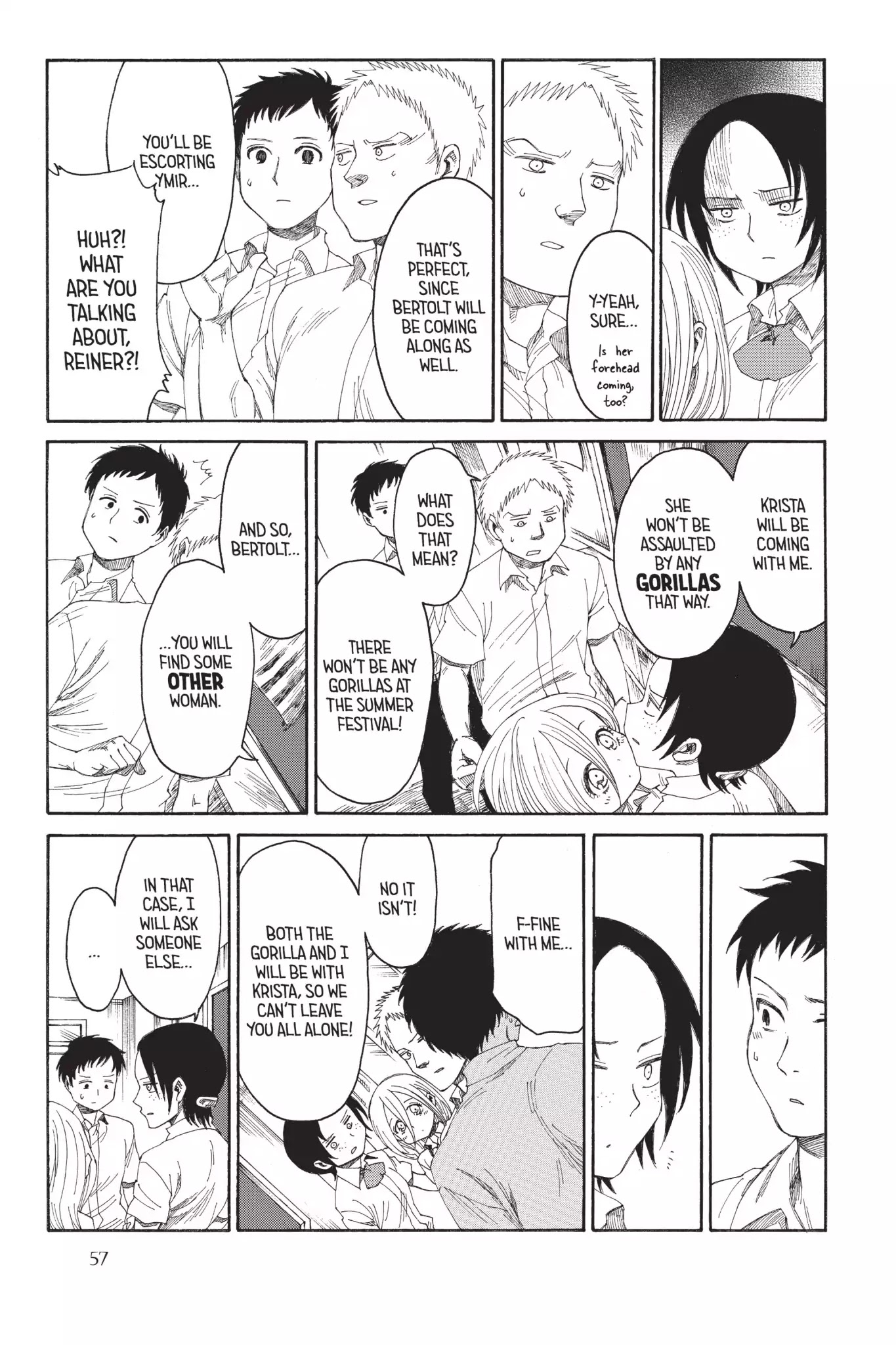 Attack on Titan: Junior High Chapter 19 page 4 - Chapter 19: Vol.2 19th Period: Love Is Fireworks In The Distant Past Or Something Like That