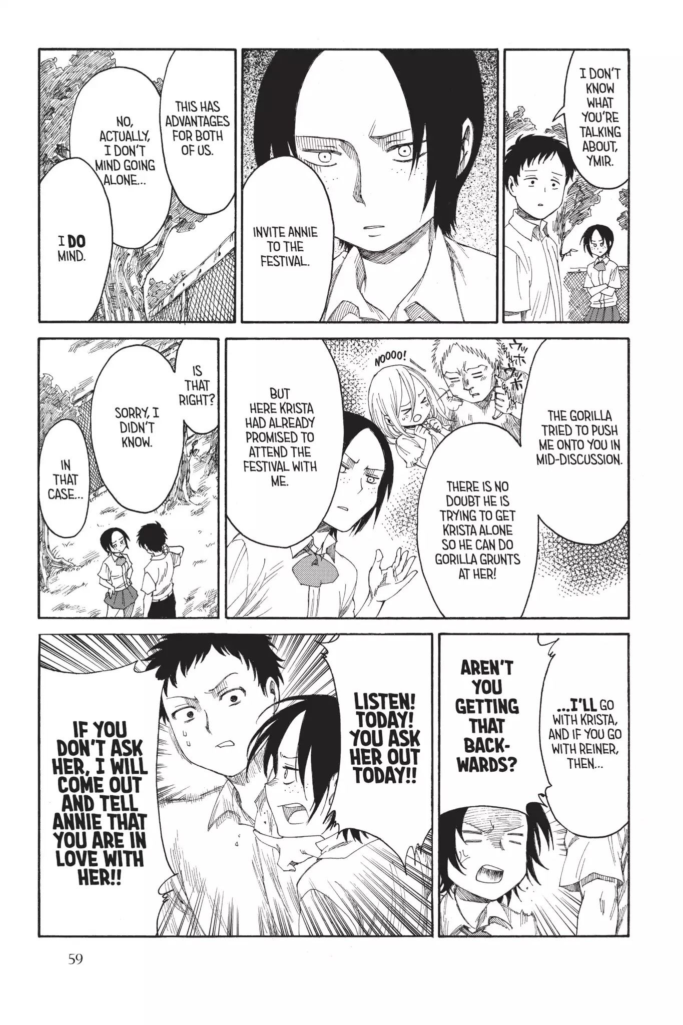 Attack on Titan: Junior High Chapter 19 page 6 - Chapter 19: Vol.2 19th Period: Love Is Fireworks In The Distant Past Or Something Like That