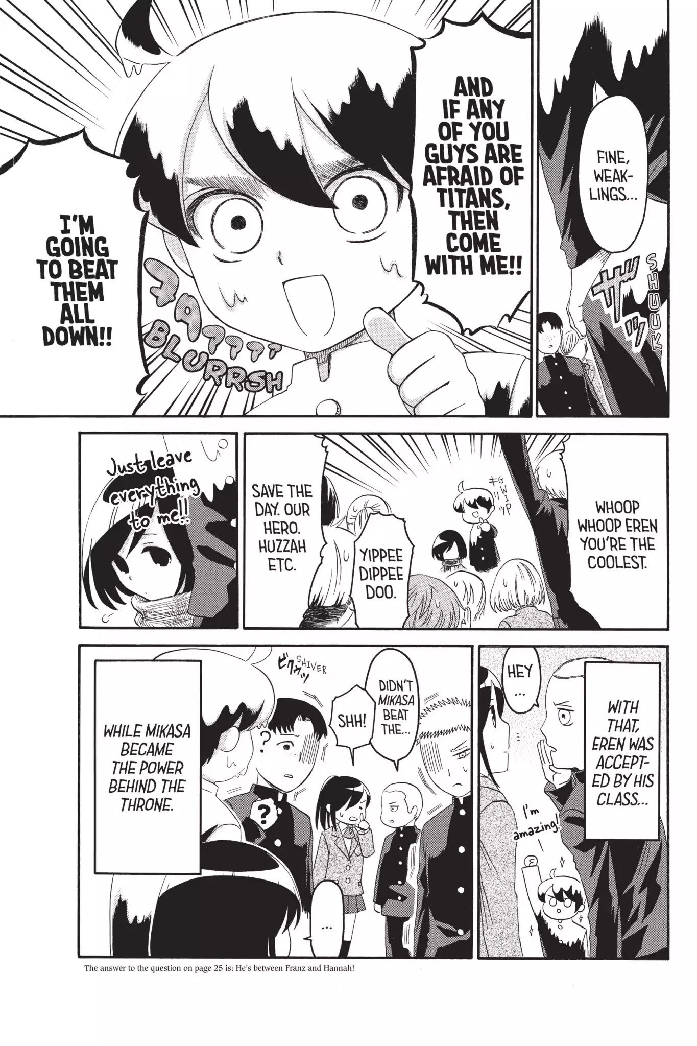 Attack on Titan: Junior High Chapter 2 page 18 - Chapter 2: Vol.1 2st Period: The Suckiest Titan
