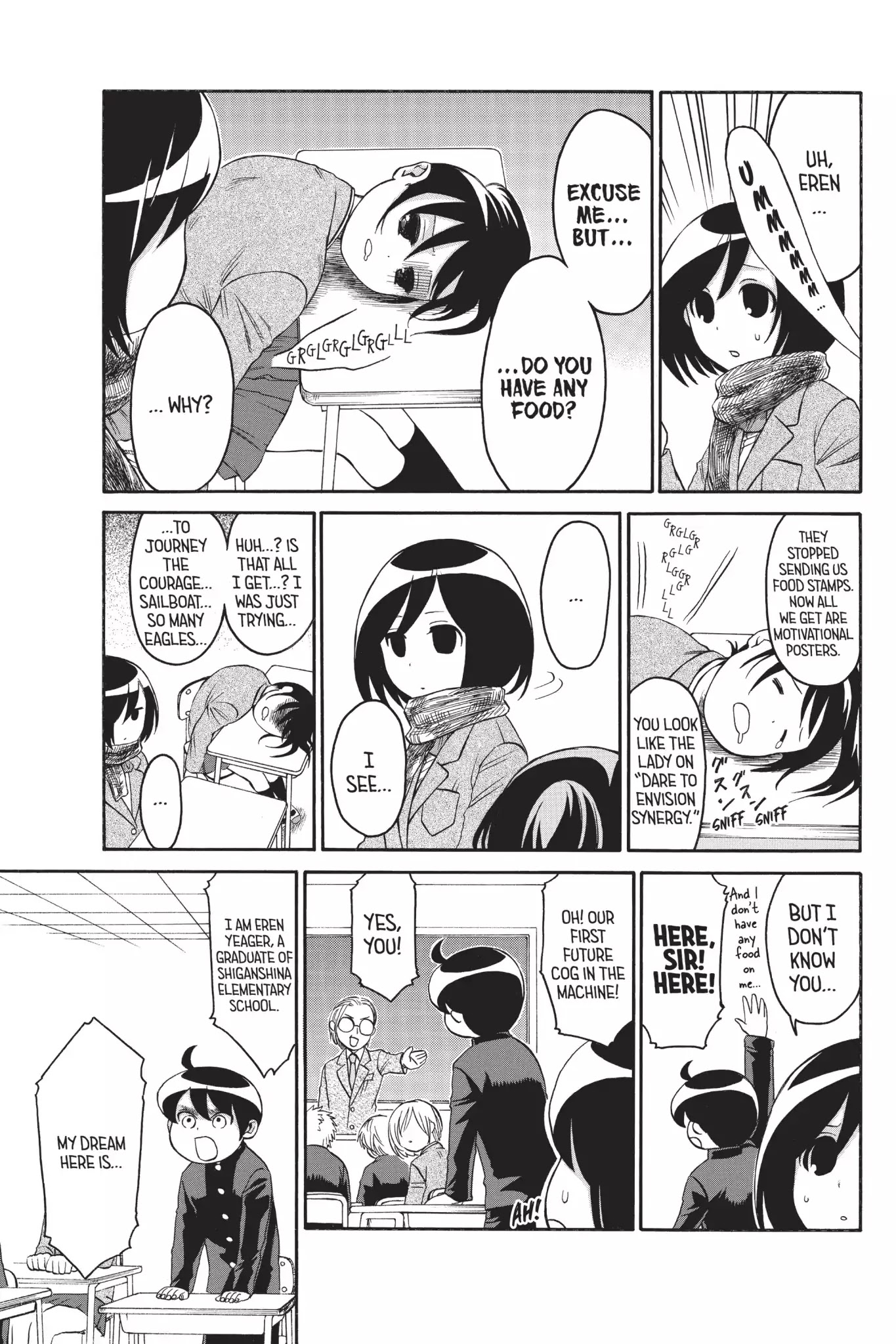Attack on Titan: Junior High Chapter 2 page 3 - Chapter 2: Vol.1 2st Period: The Suckiest Titan
