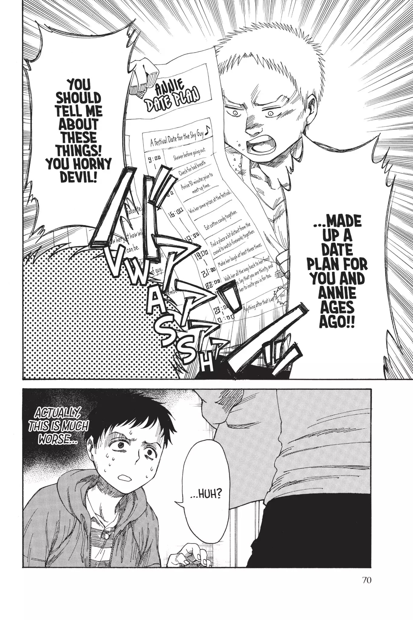 Attack on Titan: Junior High Chapter 20 page 2 - Chapter 20: Vol.2 20th Period: It's The Summer Festival! Everyone Gather!