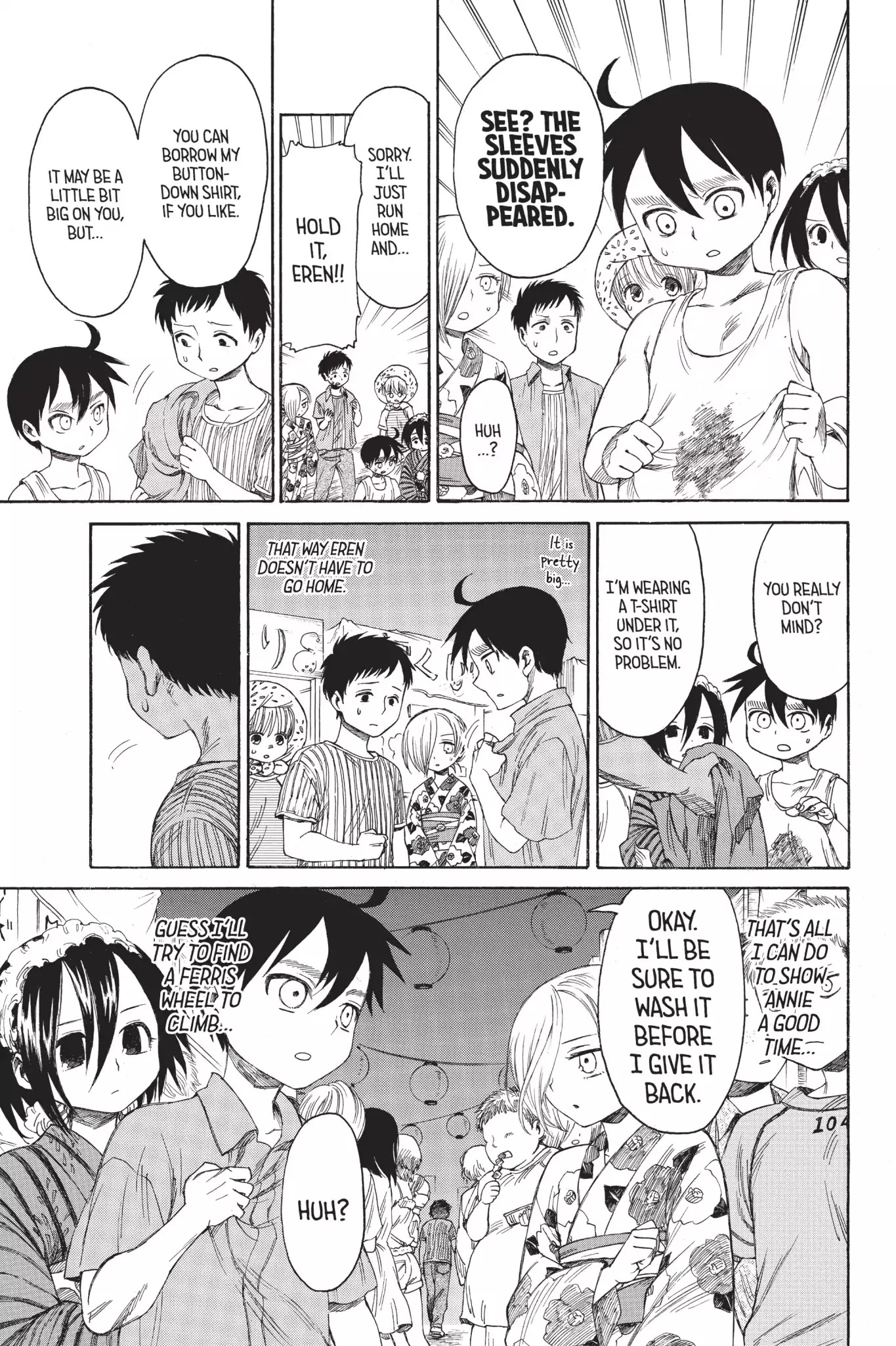 Attack on Titan: Junior High Chapter 20 page 21 - Chapter 20: Vol.2 20th Period: It's The Summer Festival! Everyone Gather!