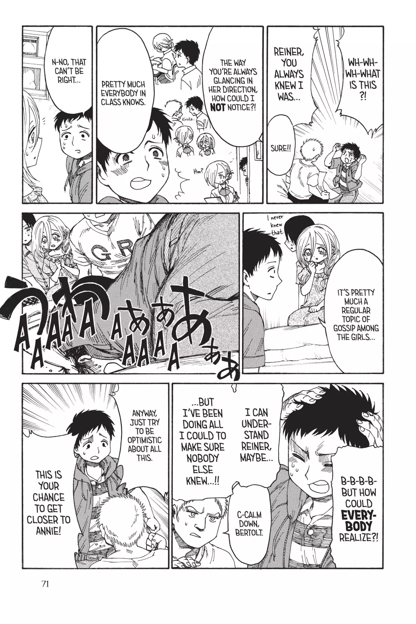 Attack on Titan: Junior High Chapter 20 page 3 - Chapter 20: Vol.2 20th Period: It's The Summer Festival! Everyone Gather!