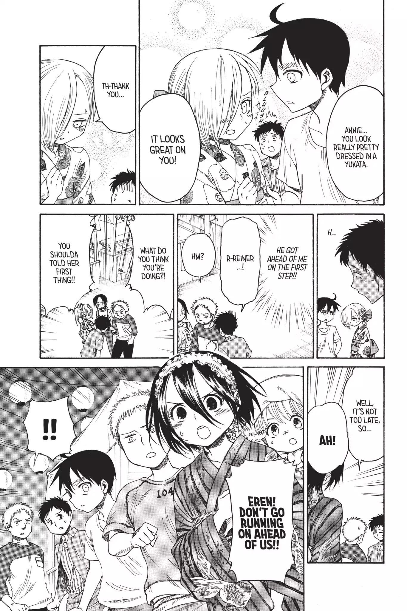 Attack on Titan: Junior High Chapter 20 page 9 - Chapter 20: Vol.2 20th Period: It's The Summer Festival! Everyone Gather!