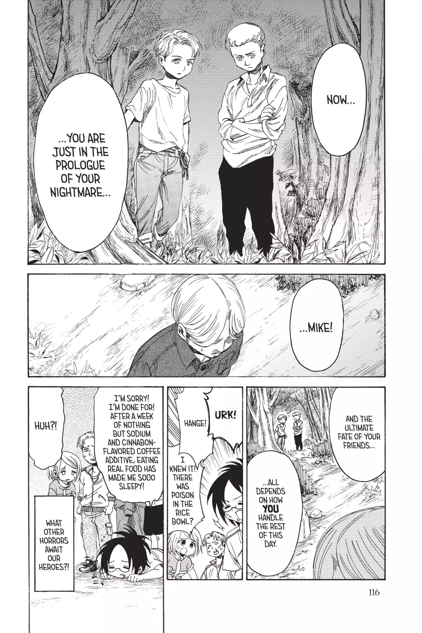 Attack on Titan: Junior High Chapter 21 page 14 - Chapter 21: Vol.2 21st Period: Capture That Bug! Burning Youth!
