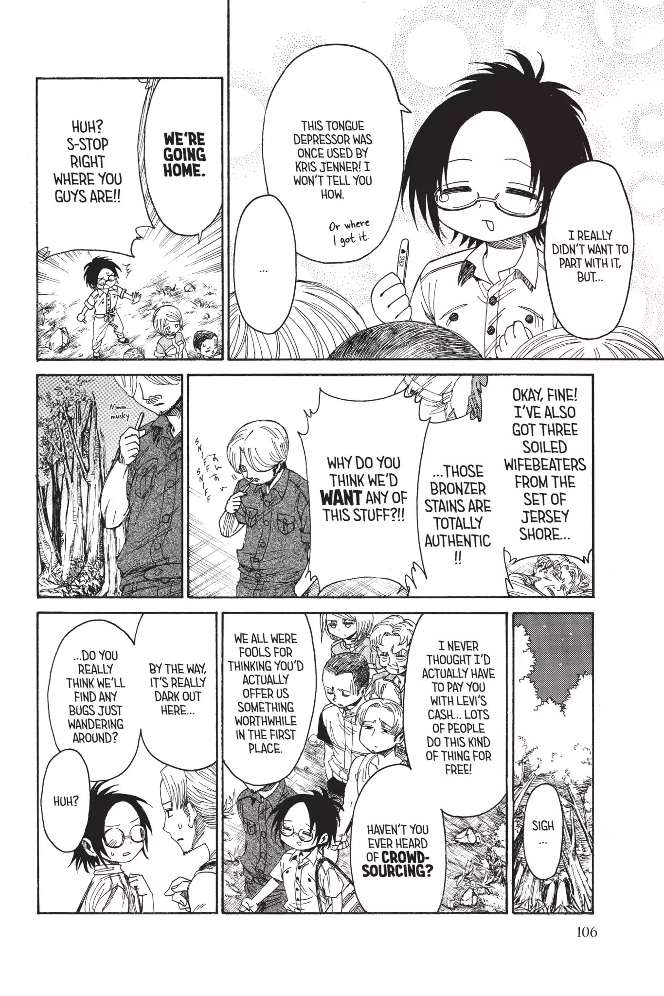 Attack on Titan: Junior High Chapter 21 page 4 - Chapter 21: Vol.2 21st Period: Capture That Bug! Burning Youth!