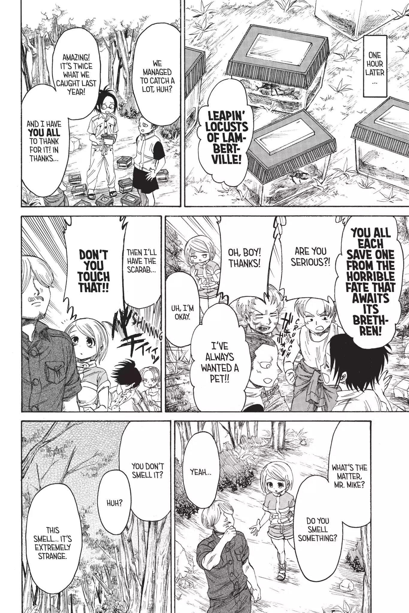 Attack on Titan: Junior High Chapter 21 page 8 - Chapter 21: Vol.2 21st Period: Capture That Bug! Burning Youth!