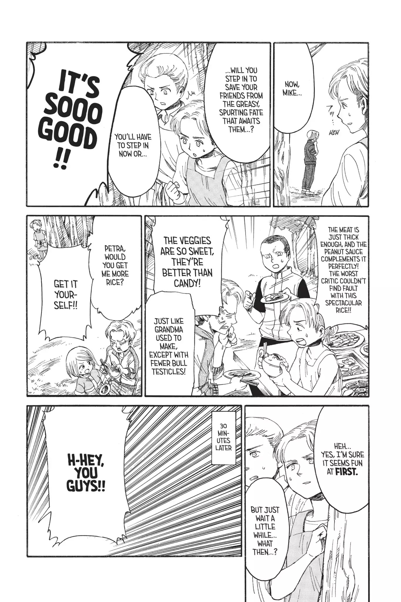 Attack on Titan: Junior High Chapter 22 page 10 - Chapter 22: Vol.2 22nd Period: Tastes Like Mother's Cooking, But She's Not The One Making It