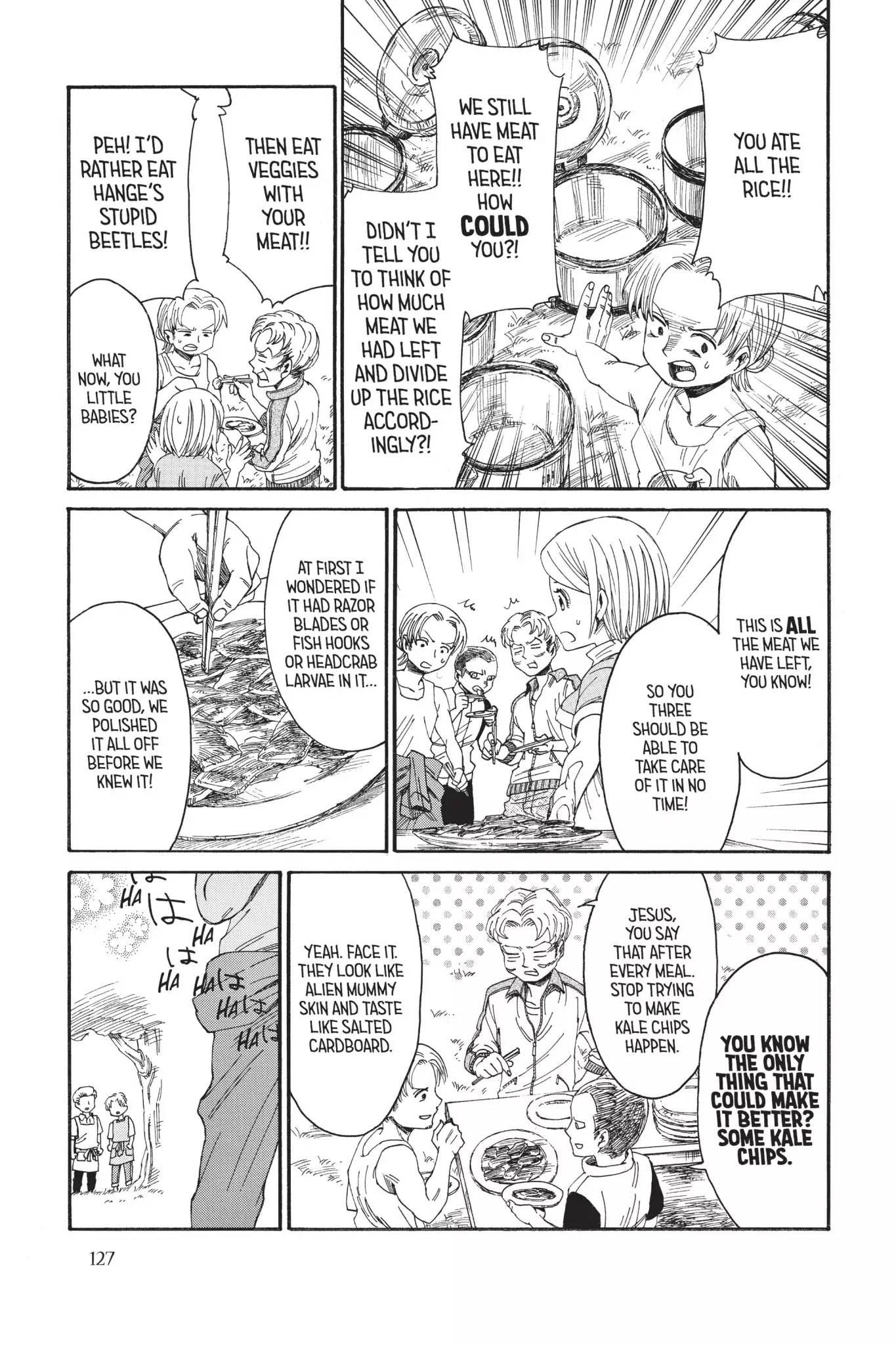 Attack on Titan: Junior High Chapter 22 page 11 - Chapter 22: Vol.2 22nd Period: Tastes Like Mother's Cooking, But She's Not The One Making It