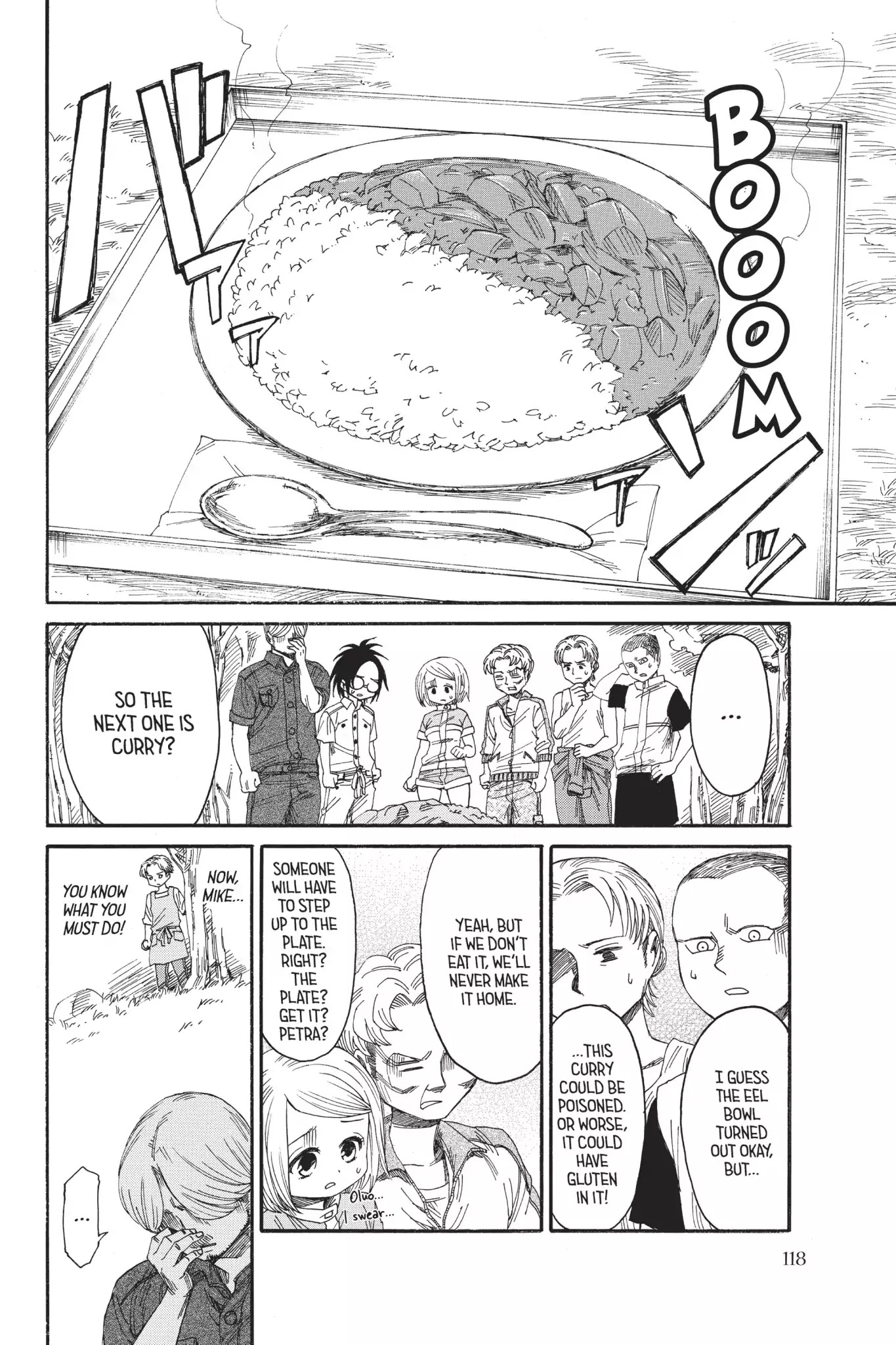 Attack on Titan: Junior High Chapter 22 page 2 - Chapter 22: Vol.2 22nd Period: Tastes Like Mother's Cooking, But She's Not The One Making It