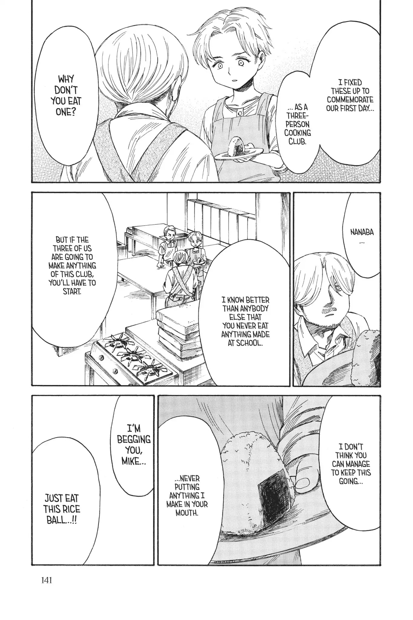 Attack on Titan: Junior High Chapter 22 page 25 - Chapter 22: Vol.2 22nd Period: Tastes Like Mother's Cooking, But She's Not The One Making It