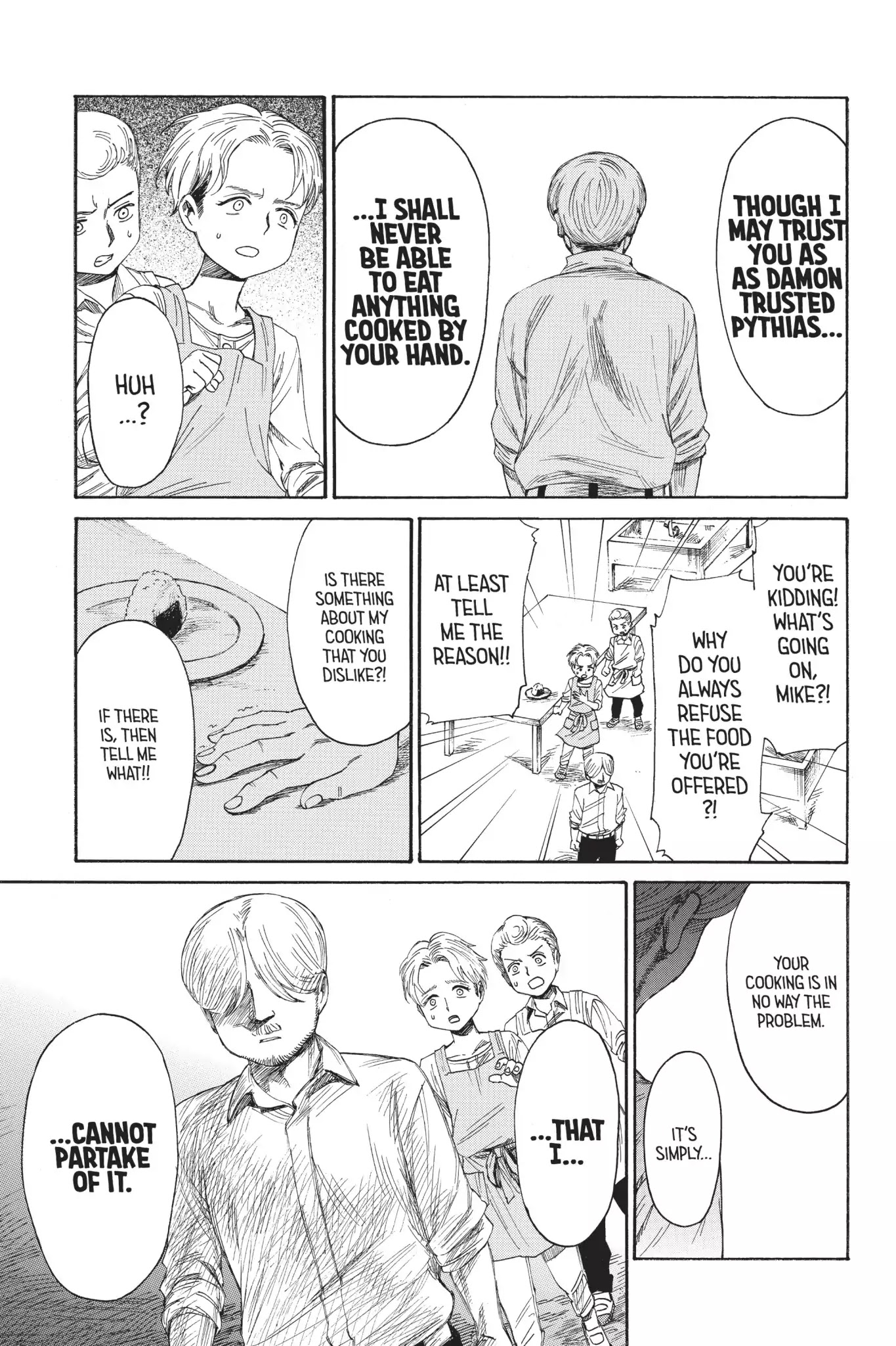 Attack on Titan: Junior High Chapter 22 page 27 - Chapter 22: Vol.2 22nd Period: Tastes Like Mother's Cooking, But She's Not The One Making It