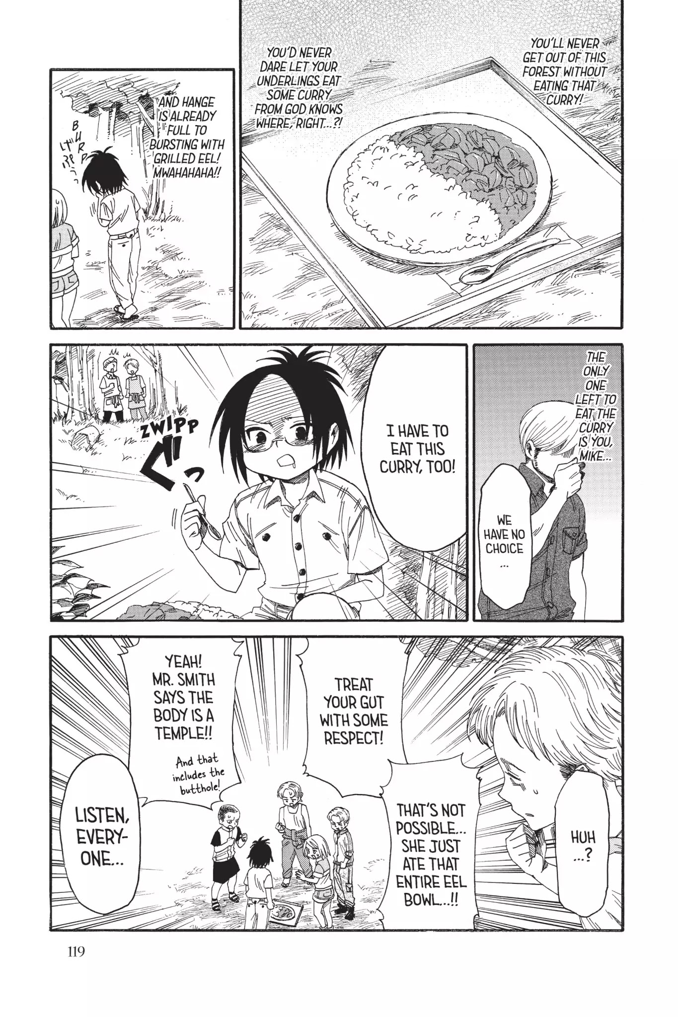 Attack on Titan: Junior High Chapter 22 page 3 - Chapter 22: Vol.2 22nd Period: Tastes Like Mother's Cooking, But She's Not The One Making It