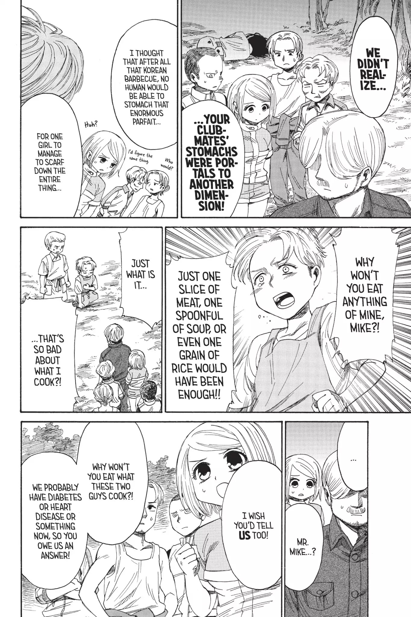 Attack on Titan: Junior High Chapter 22 page 30 - Chapter 22: Vol.2 22nd Period: Tastes Like Mother's Cooking, But She's Not The One Making It