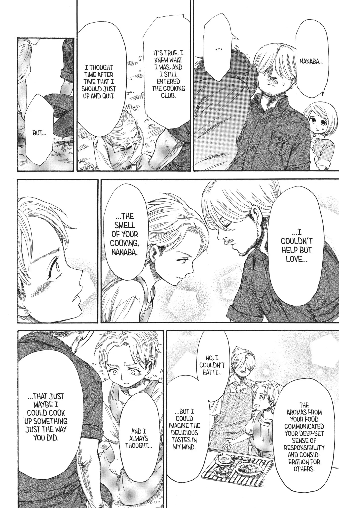 Attack on Titan: Junior High Chapter 22 page 34 - Chapter 22: Vol.2 22nd Period: Tastes Like Mother's Cooking, But She's Not The One Making It