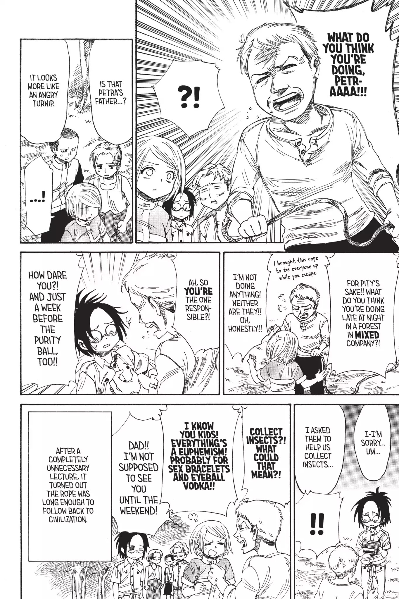 Attack on Titan: Junior High Chapter 22 page 40 - Chapter 22: Vol.2 22nd Period: Tastes Like Mother's Cooking, But She's Not The One Making It
