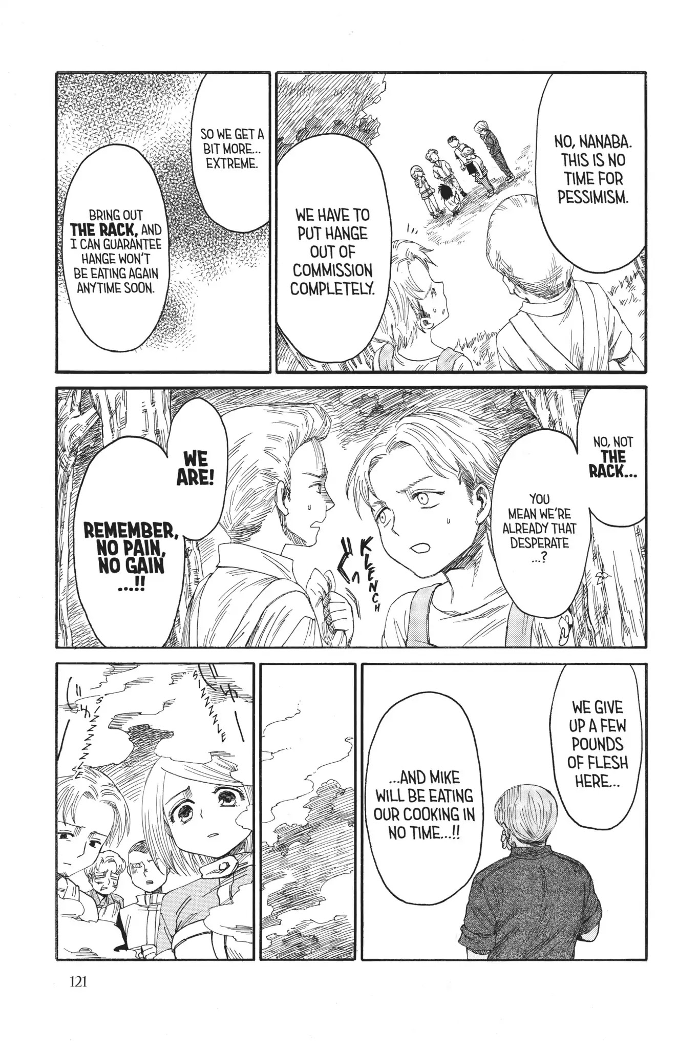 Attack on Titan: Junior High Chapter 22 page 5 - Chapter 22: Vol.2 22nd Period: Tastes Like Mother's Cooking, But She's Not The One Making It