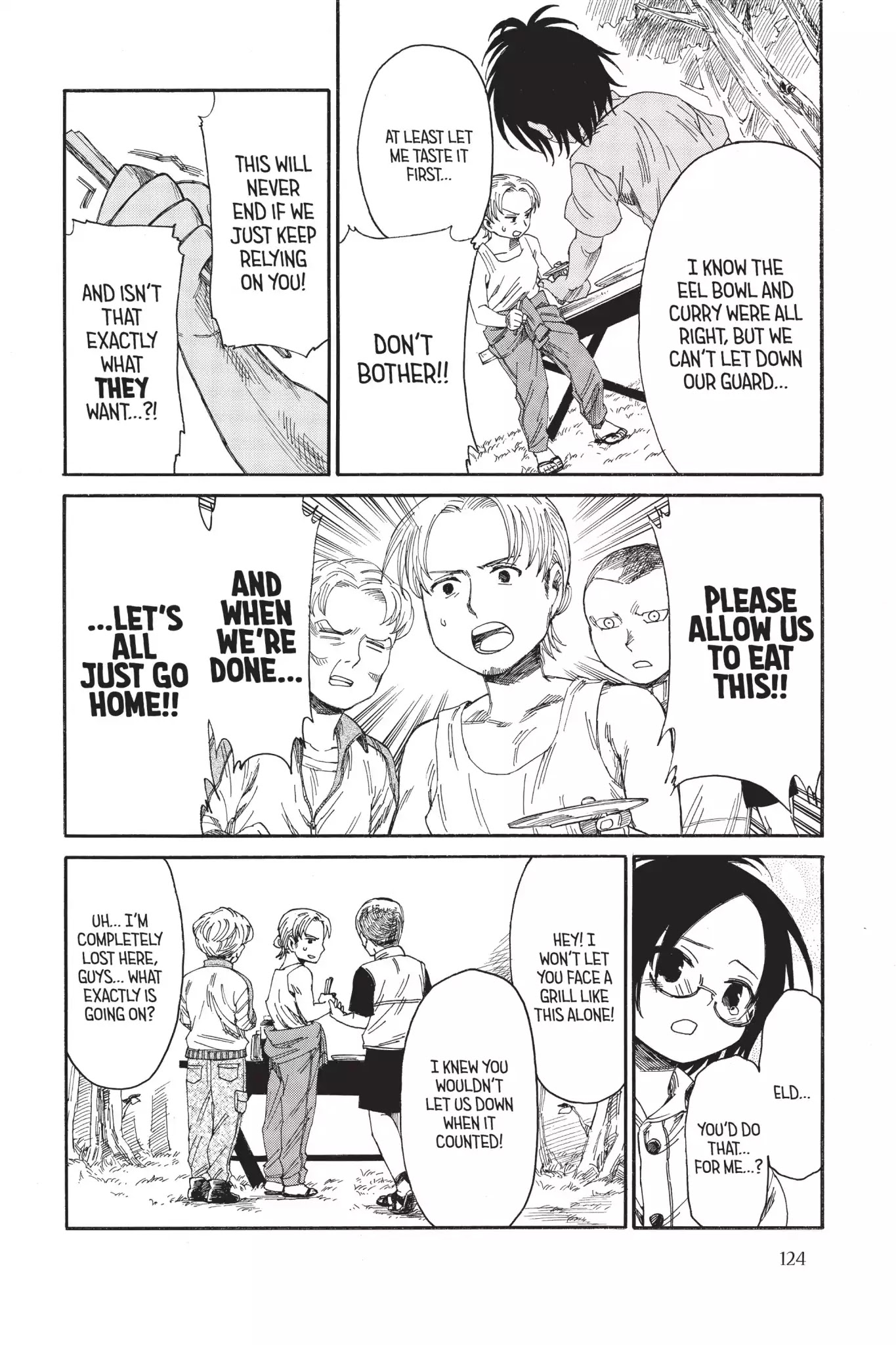 Attack on Titan: Junior High Chapter 22 page 8 - Chapter 22: Vol.2 22nd Period: Tastes Like Mother's Cooking, But She's Not The One Making It